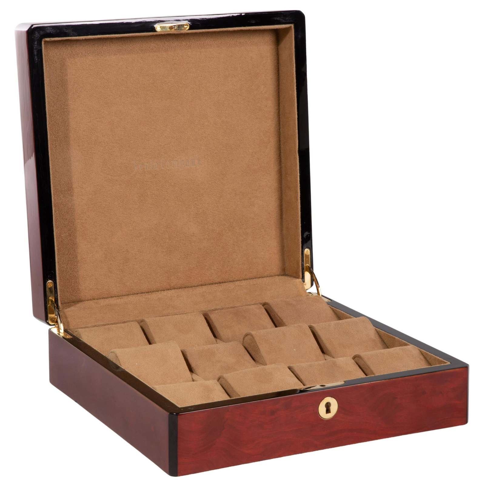 Venlo Lacquered Burlwood Watch Box (1 of 4)
