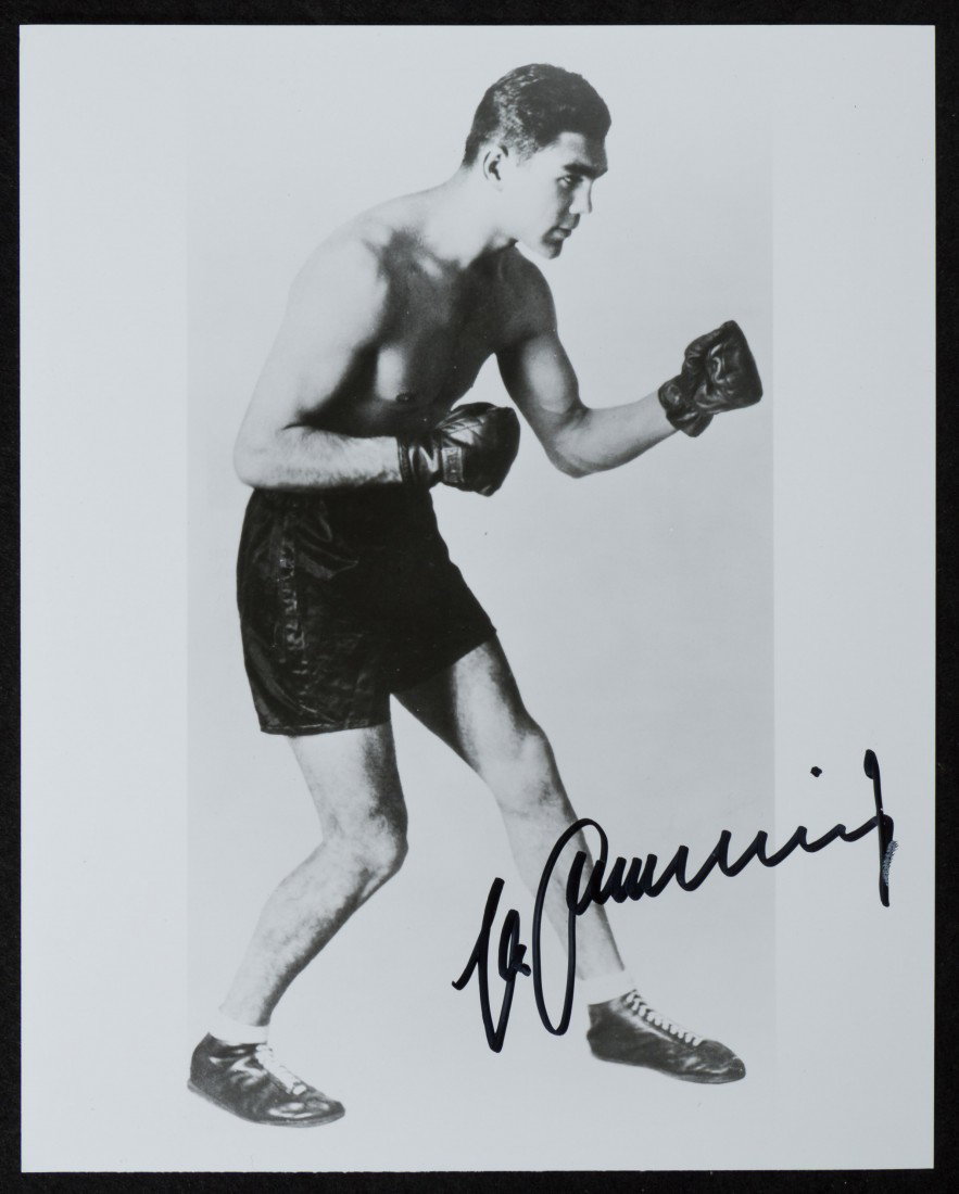 Max Schmeling, Boxer, Signed Photograph: Knock out Joe Lewis. | 10 inches x 8 inches