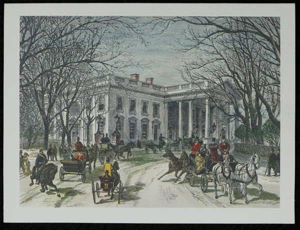 Richard Nixon and Jimmy Carter, White House Christ: c.1970s | 5 1/4 inches x 7 1/2 inches