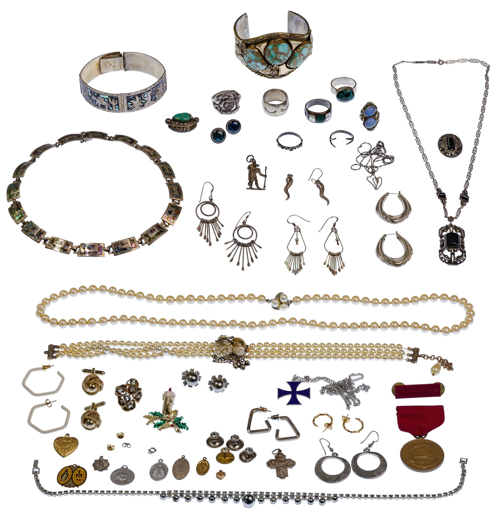 Sterling Silver and Costume Jewelry Assortment (1 of 1)