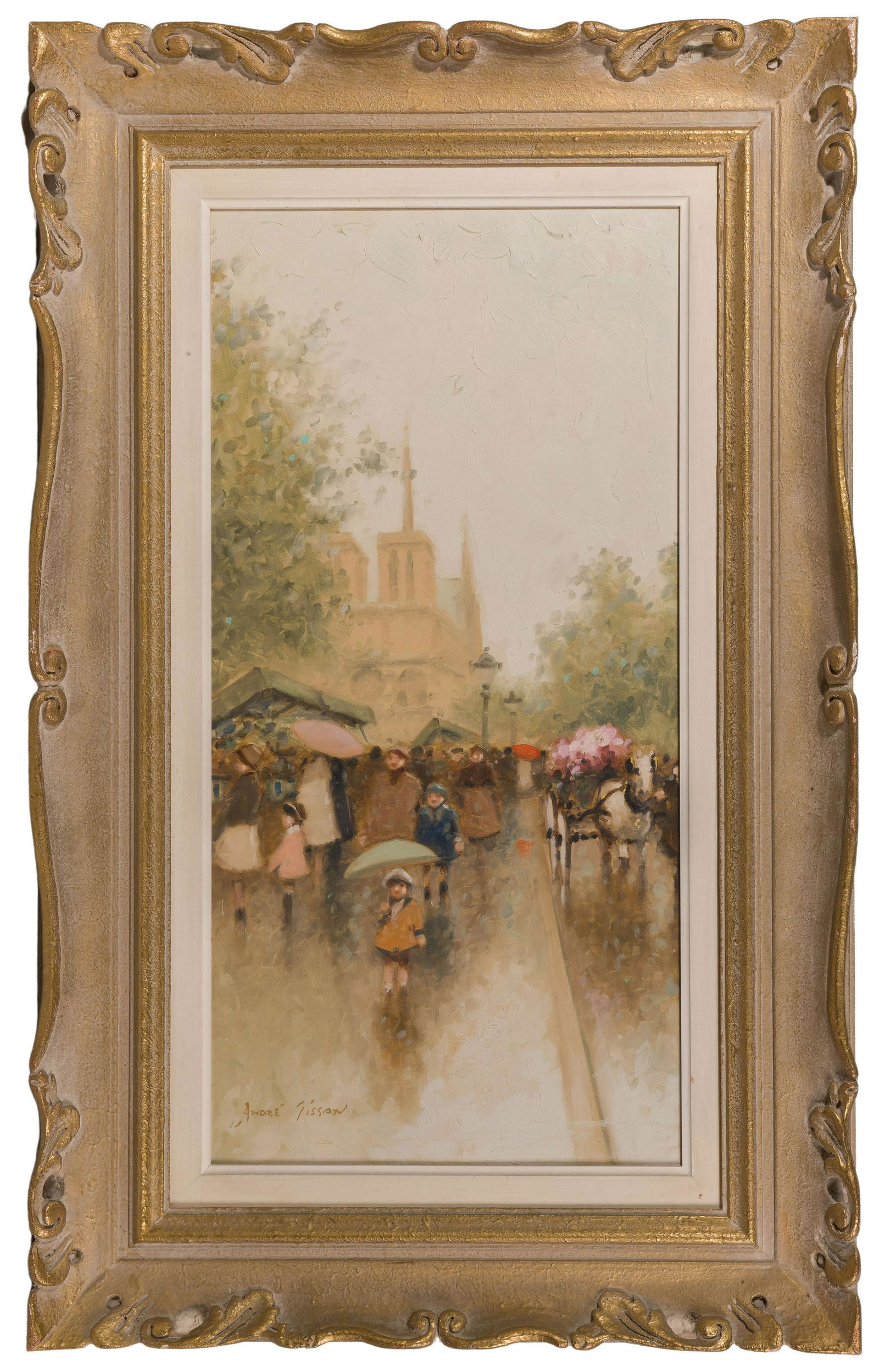 Andre Gisson (American / French, 1921-2003) Oil on Canvas (1 of 4)