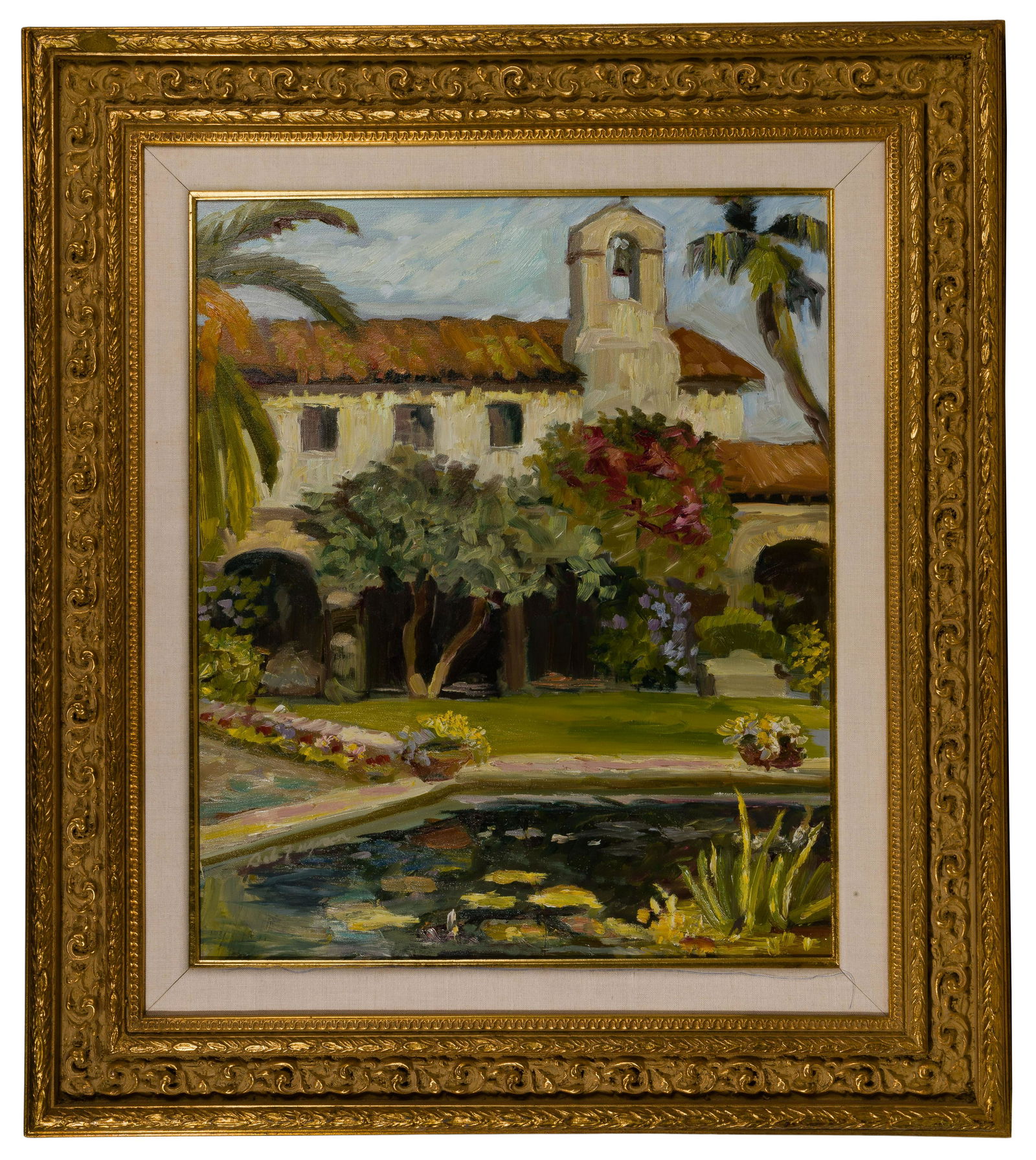 Robert Ferguson (American, 20th century) 'San Juan Capistrano' Oil on Canvas (1 of 4)