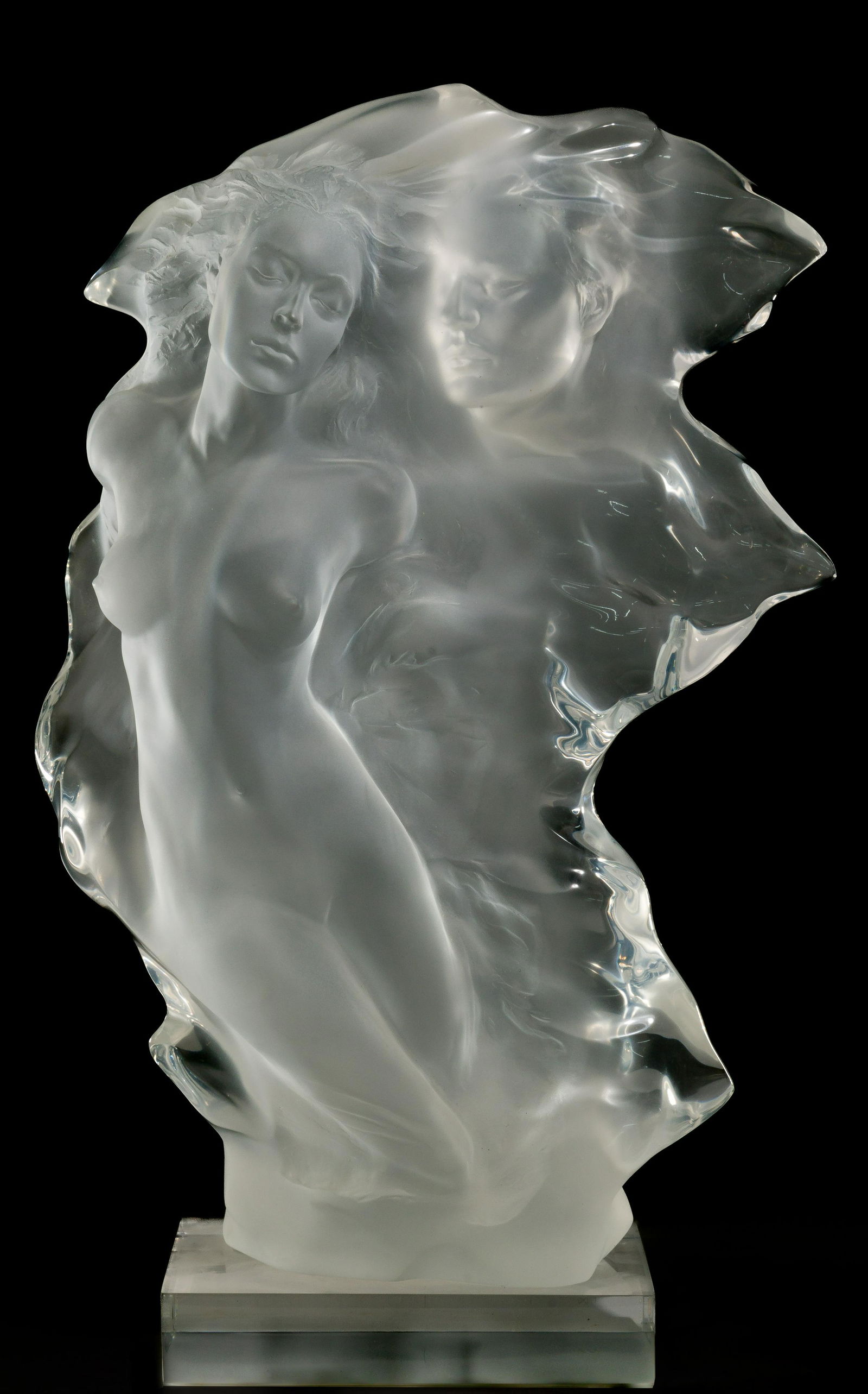 Frederick Hart (American, 1943-1999) 'Duet Woman' Acrylic Sculpture (1 of 6)