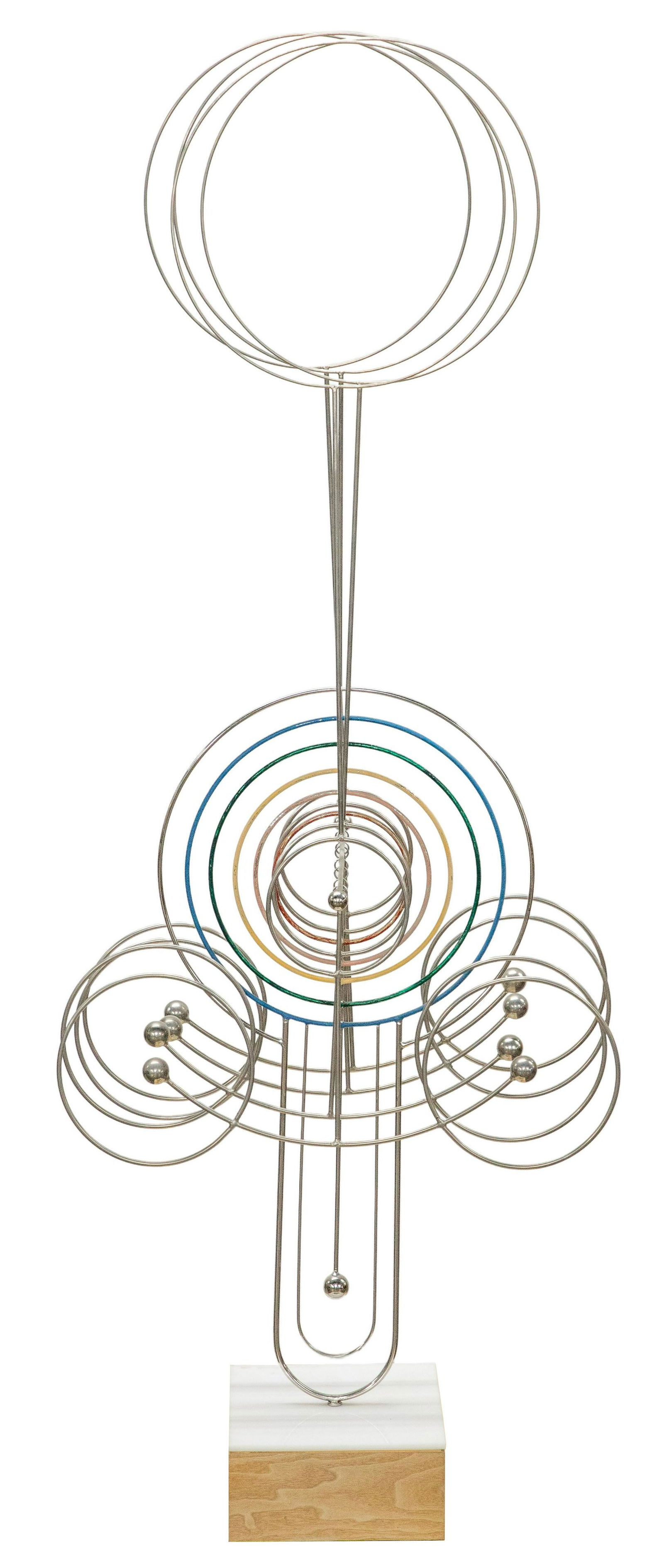 Joseph Burlini (American, b.1937) Kinetic Rainbow Sculpture (1 of 6)