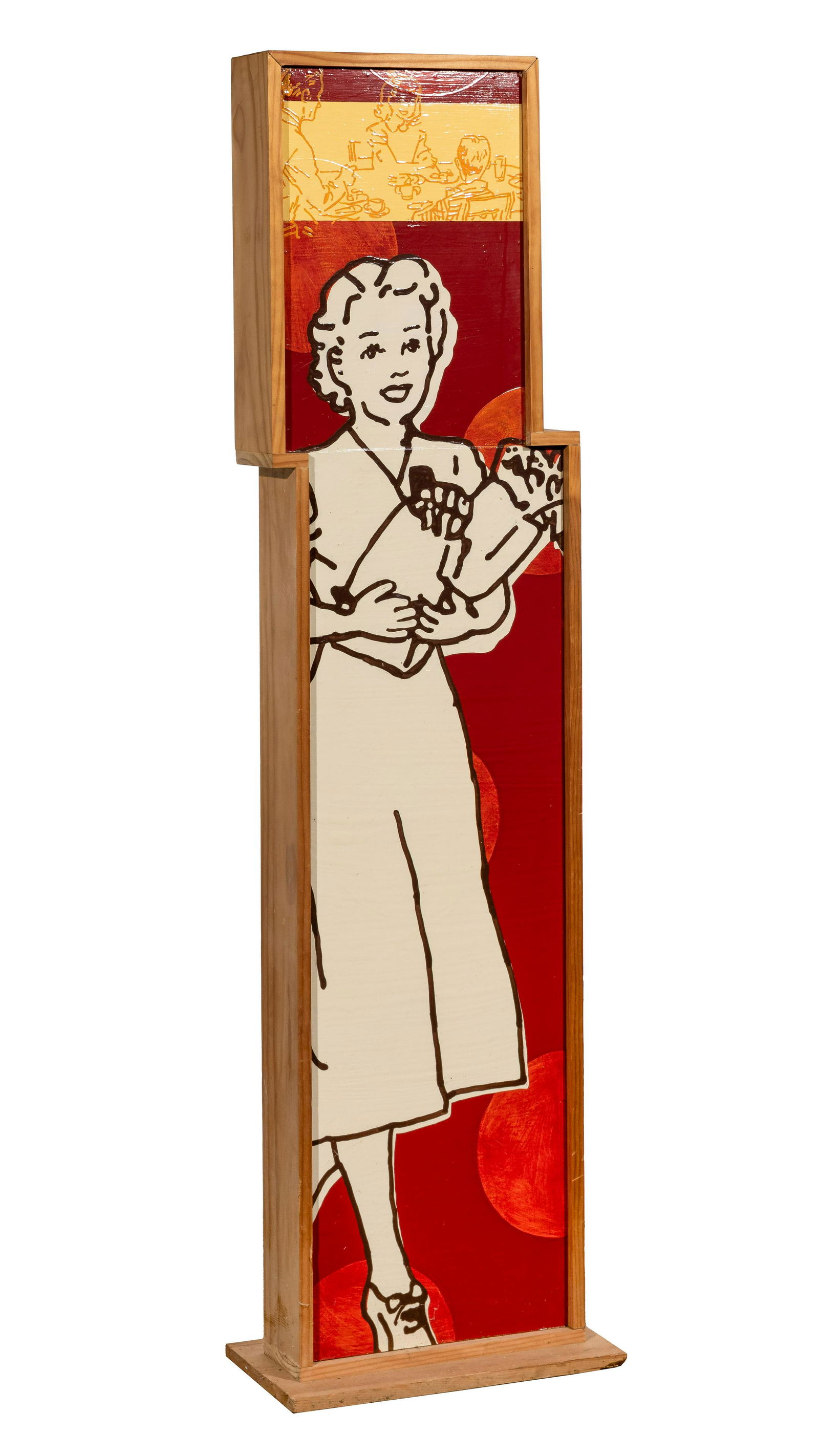 20th Century Mixed Media on Panel (1 of 2)