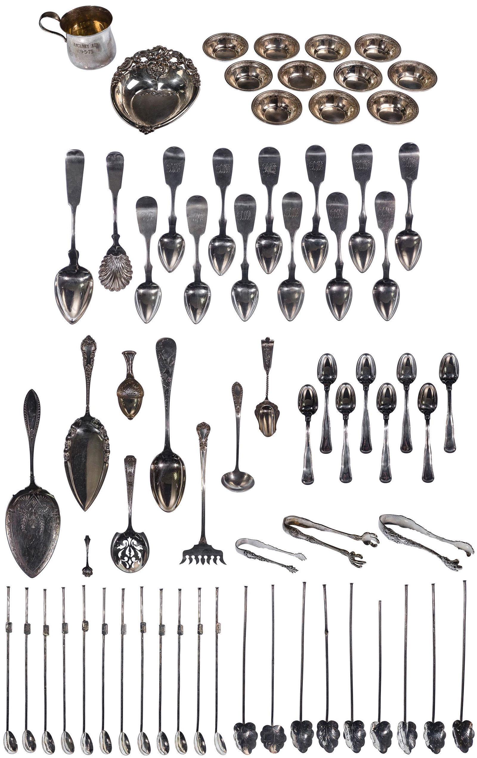 Sterling Silver and Coin Silver (900) Object Assortment (1 of 8)