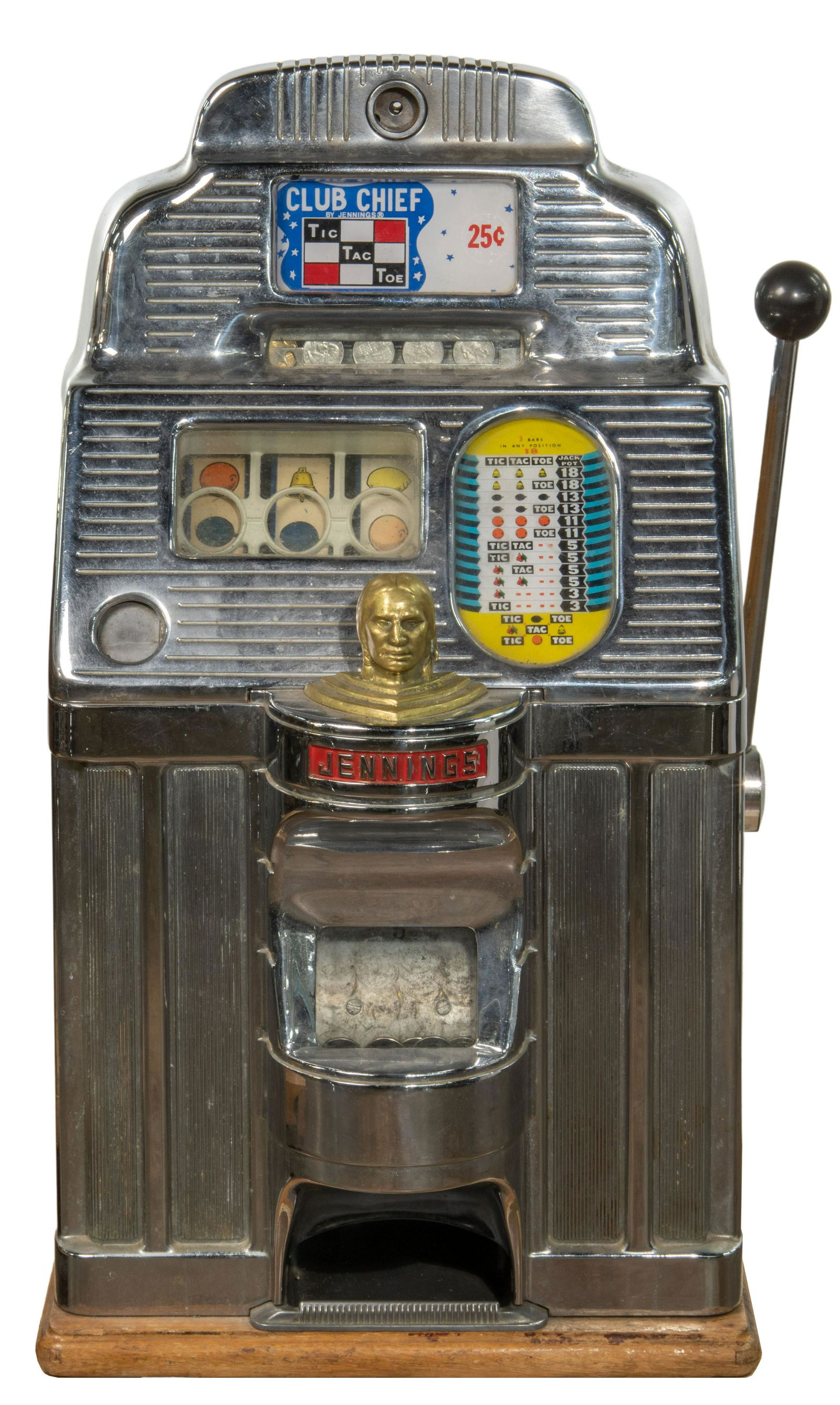 Jennings 'Club Chief' 25c Slot Machine (1 of 13)