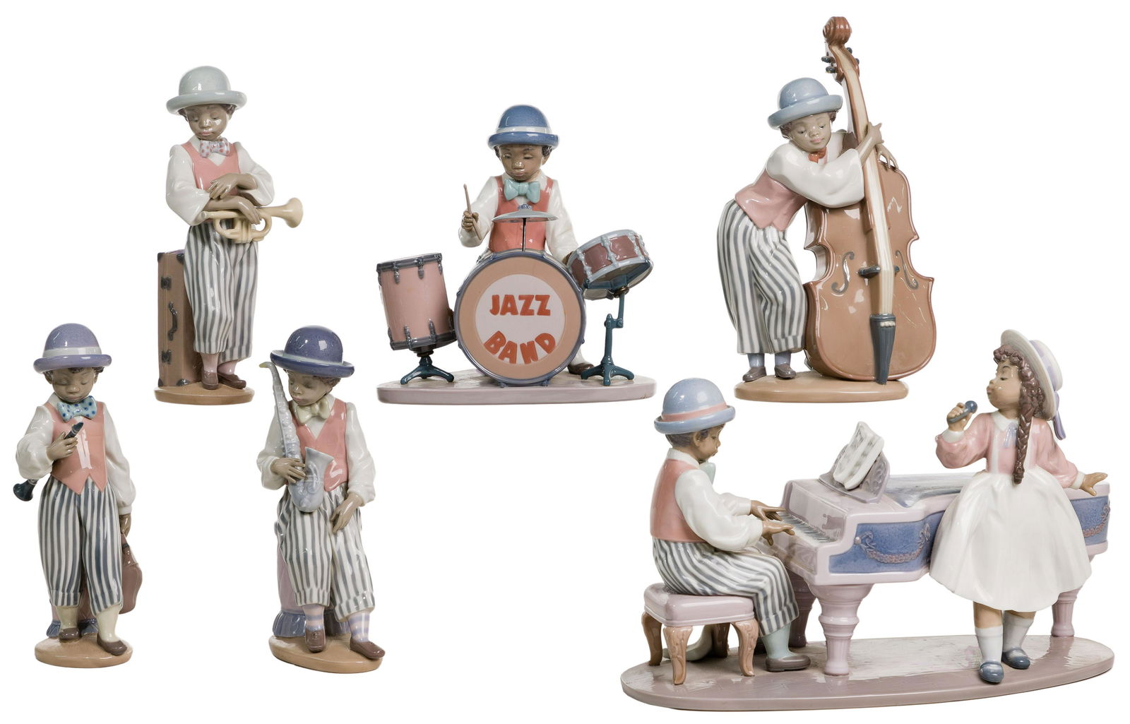 Lladro Jazz Band Figurine Assortment (1 of 5)