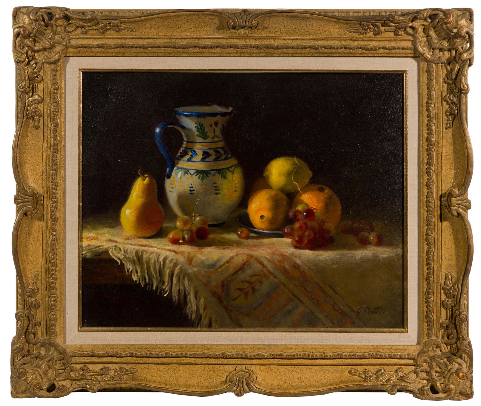 Joan Alex Potter (American, b.1935) 'South of the Border' Oil on Canvas (1 of 4)