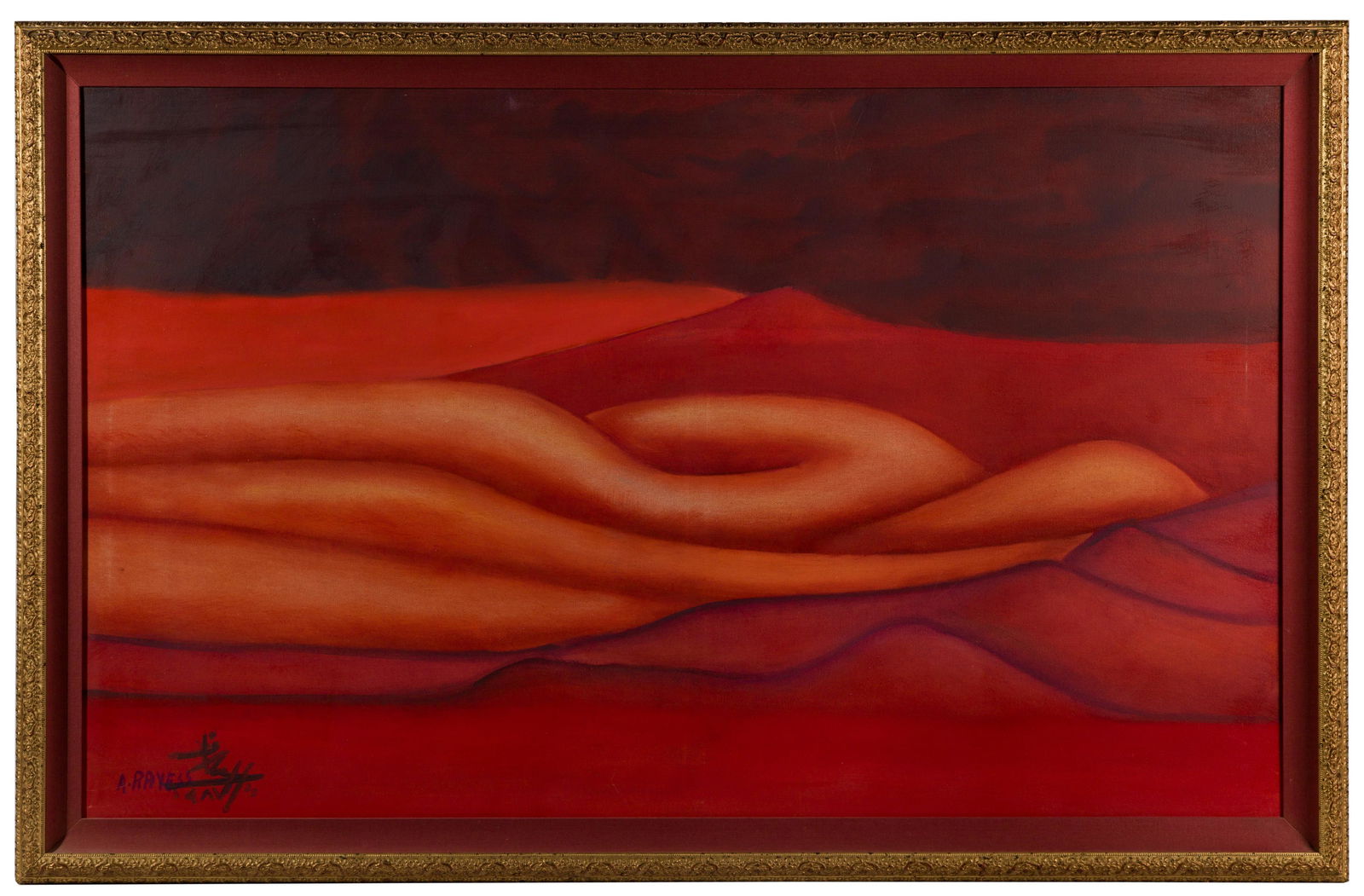 Aref El-Rayess (Lebanese, 1928-2005) Oil on Canvas (1 of 8)