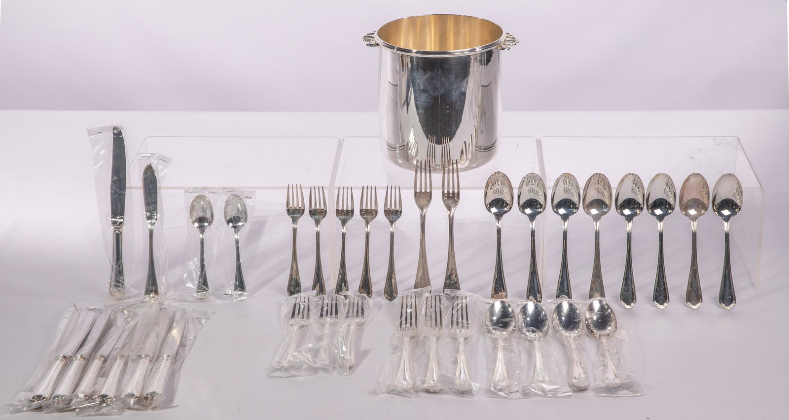 Christofle 'Spatours' Silverplate Flatware Service (1 of 3)