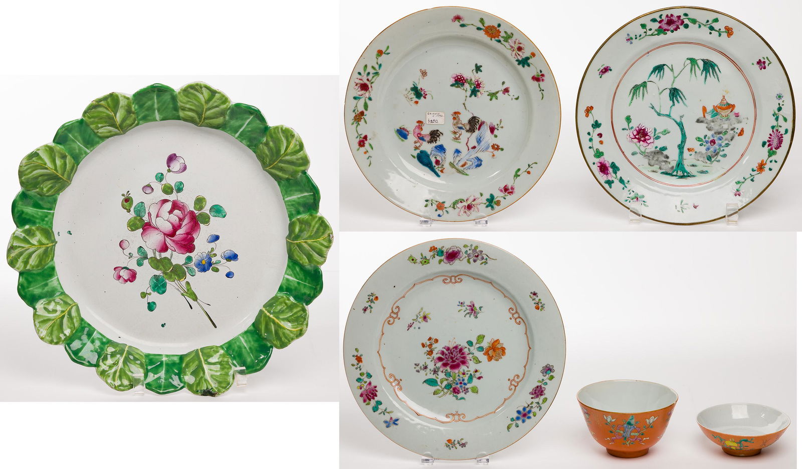 French Faience Scalloped Bowl (1 of 7)