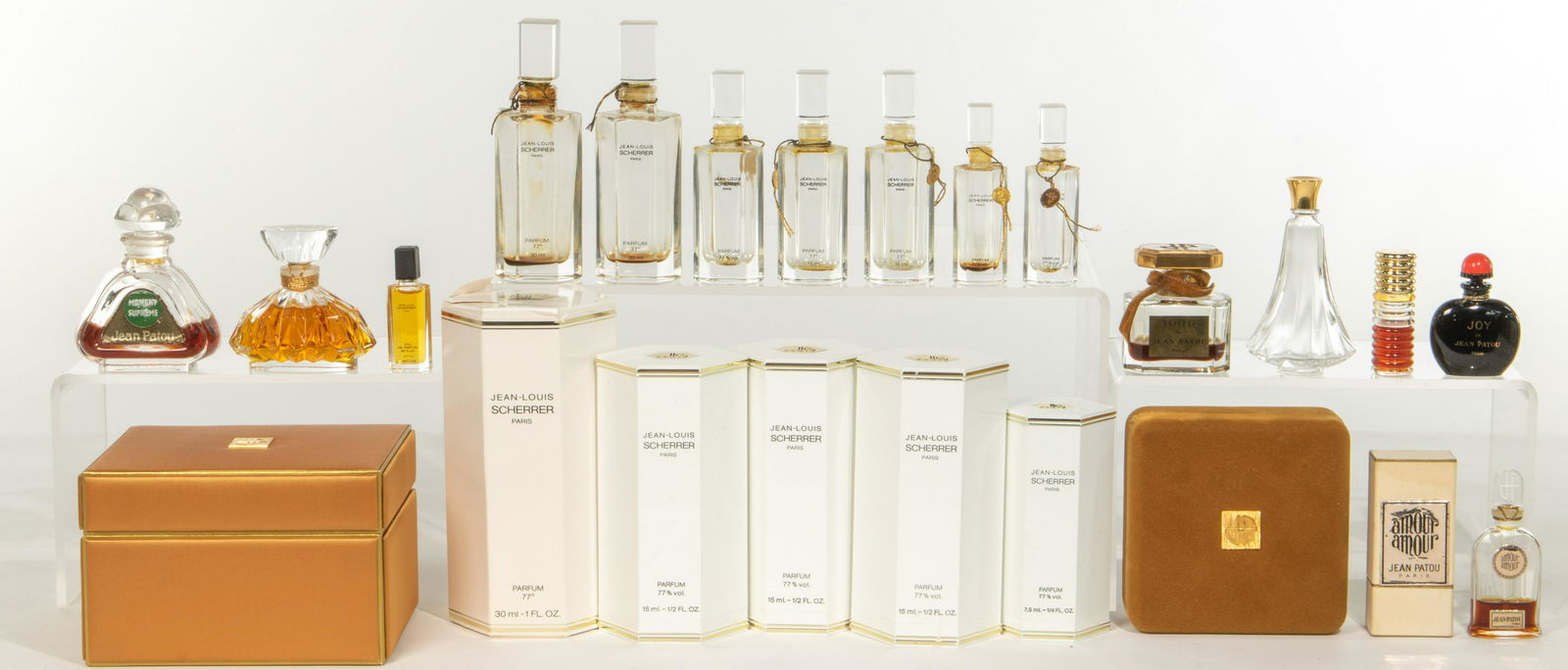 Jean Patou and Jean Scherrer Perfume Bottle Collection (1 of 1)