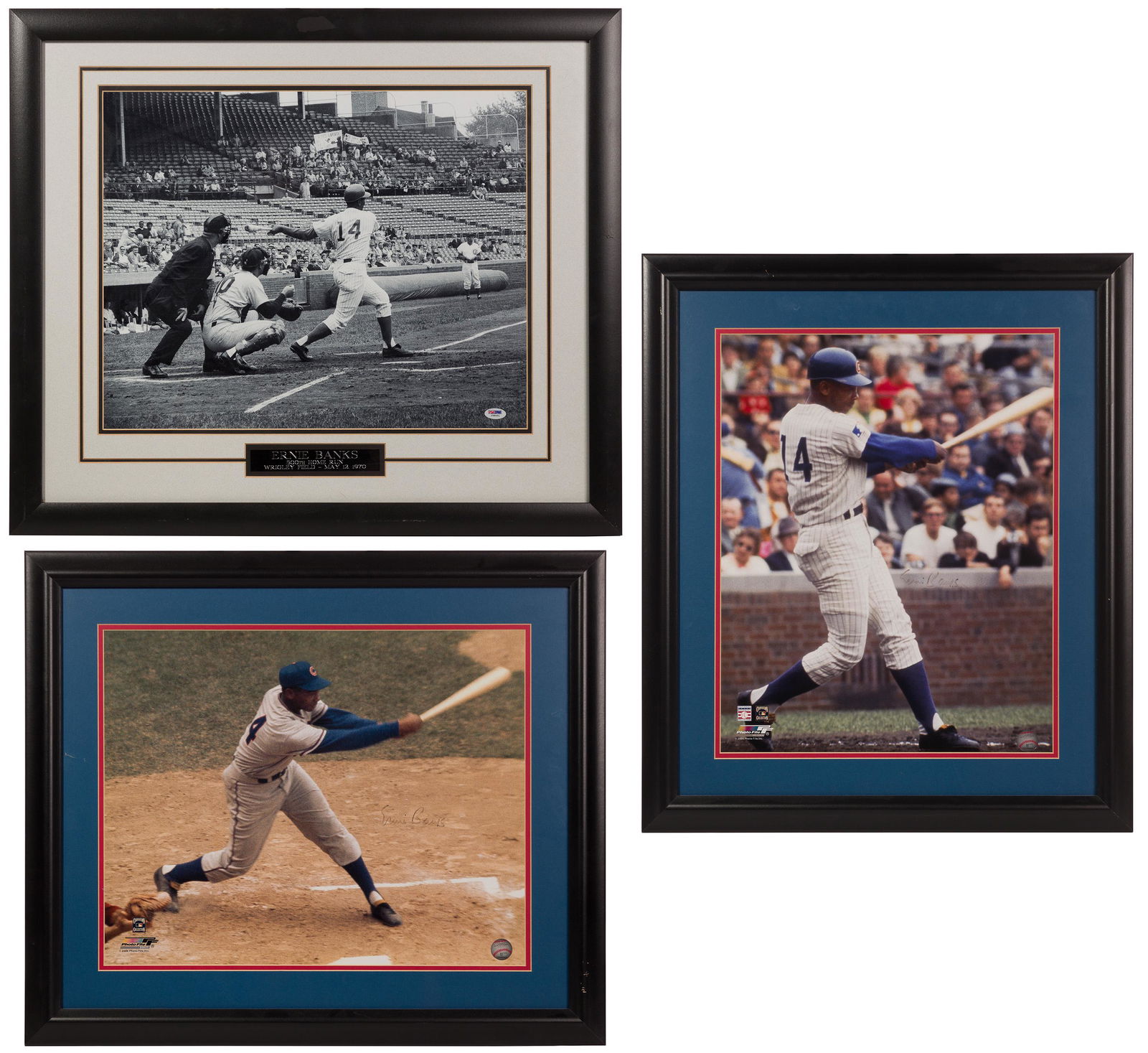 Chicago Cubs Ernie Banks Signed Photograph Assortment (1 of 11)