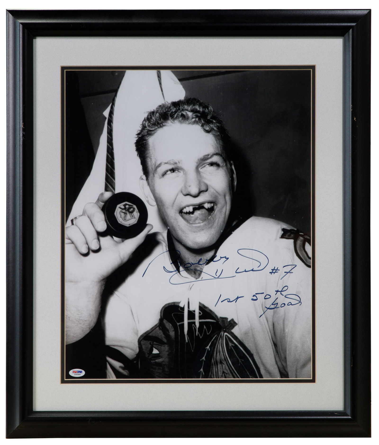 Chicago Blackhawks Bobby Hull Signed And Inscribed Photograph (1 of 3)