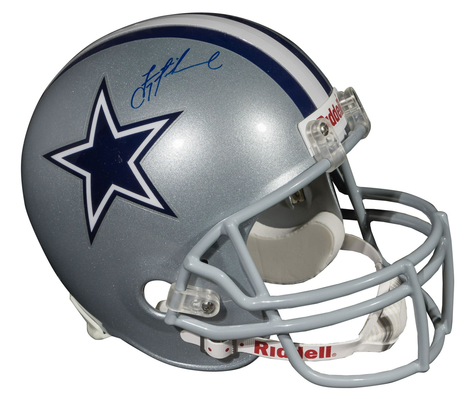 Dallas Cowboys Troy Aikman Signed Football Helmet (1 of 7)