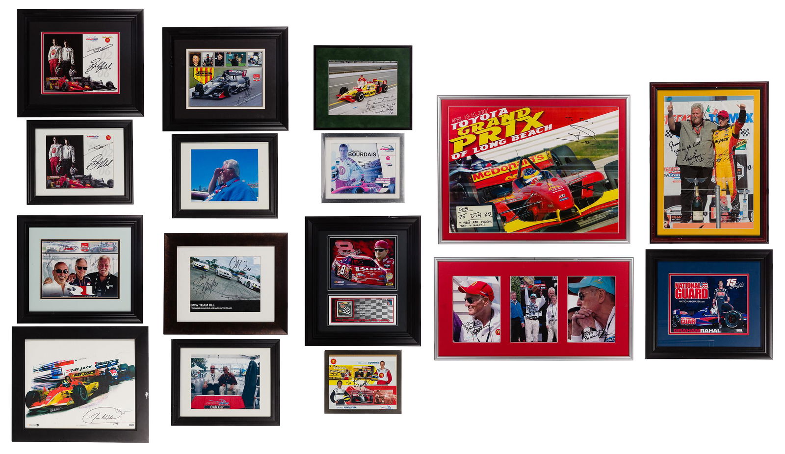 Signed Automobile Racing Display Assortment (1 of 10)