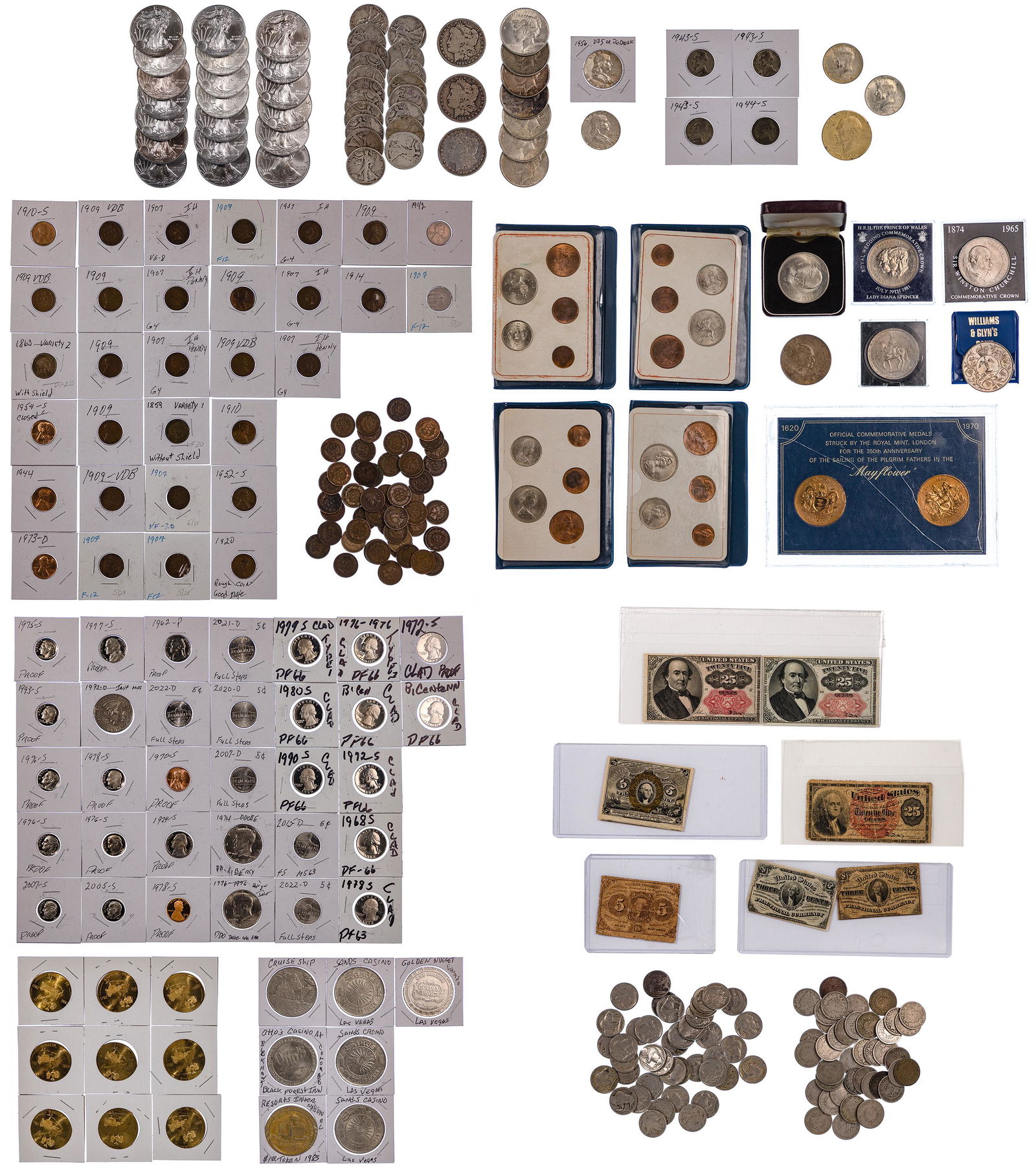 US and World Coin Assortment (1 of 10)
