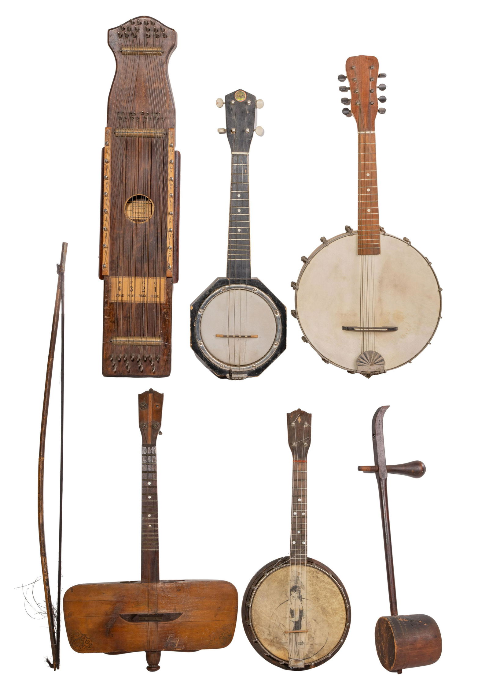 Stringed Wood Instrument Assortment (1 of 5)