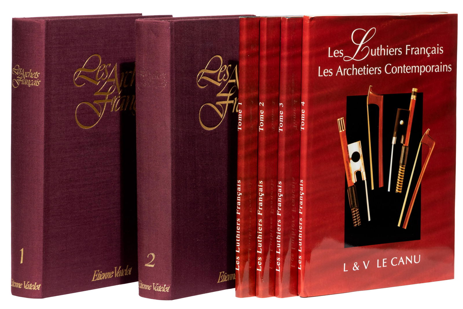 French Violin and Violin Bow Book Assortment (1 of 1)