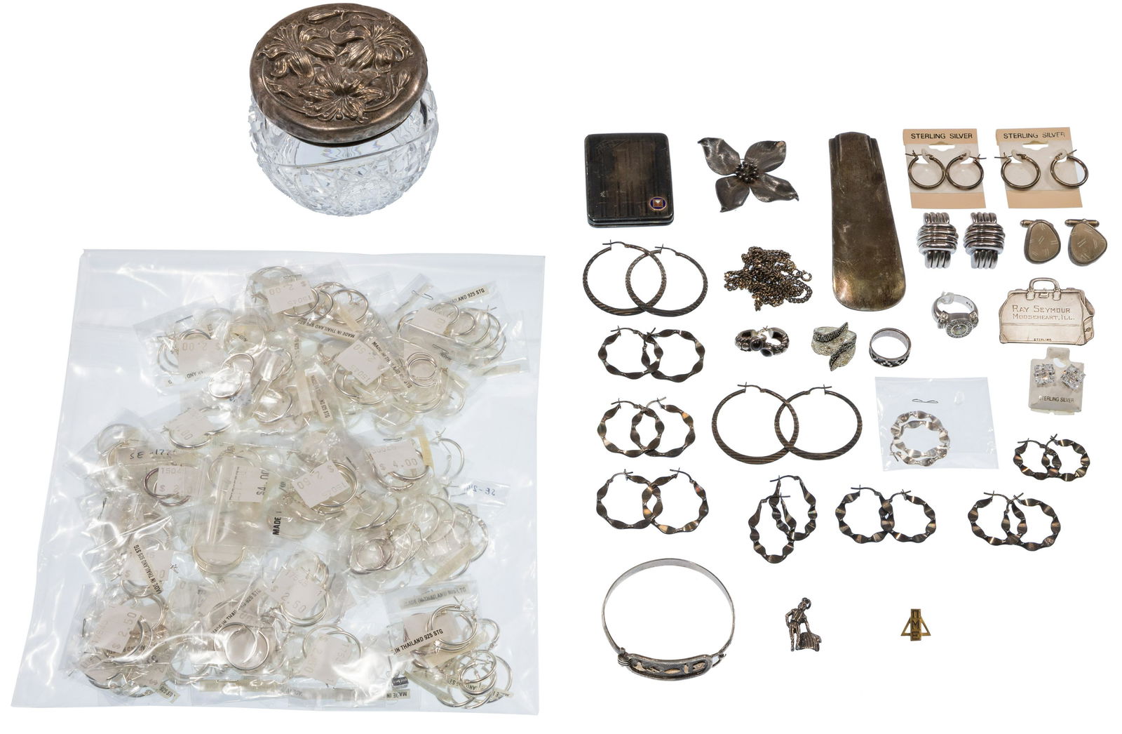 14k Gold and Sterling Silver Jewelry Assortment (1 of 1)