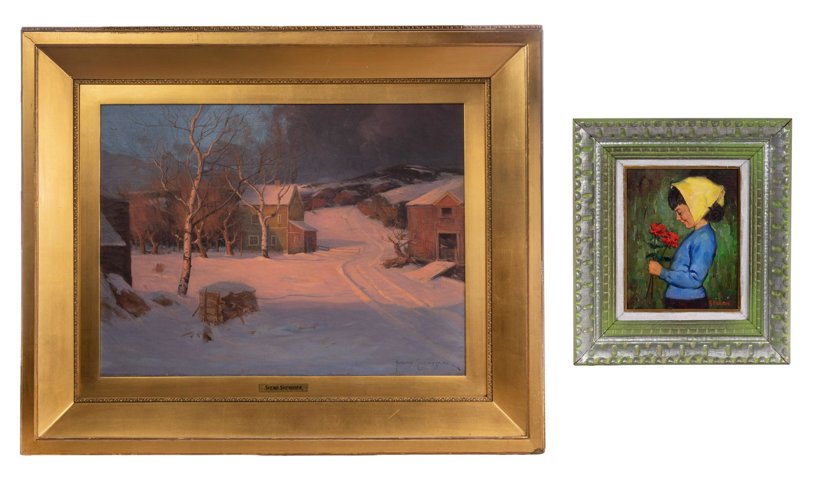 Svend Svendson (Norwegian, 1864-1944) Oil on Canvas (1 of 20)