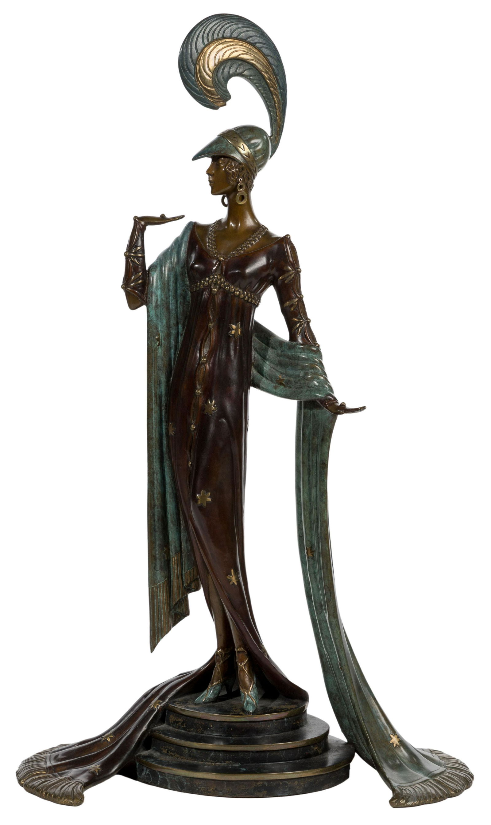 Romain de Tirtoff 'Erte' (Russian / French, 1892-1990) 'Directoire' Sculpture (1 of 8)