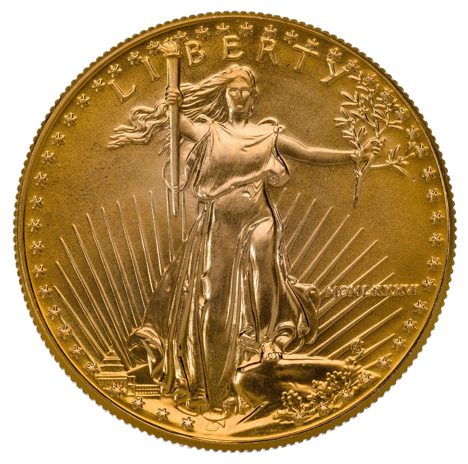 1986 $50 Gold Eagle (1 of 2)