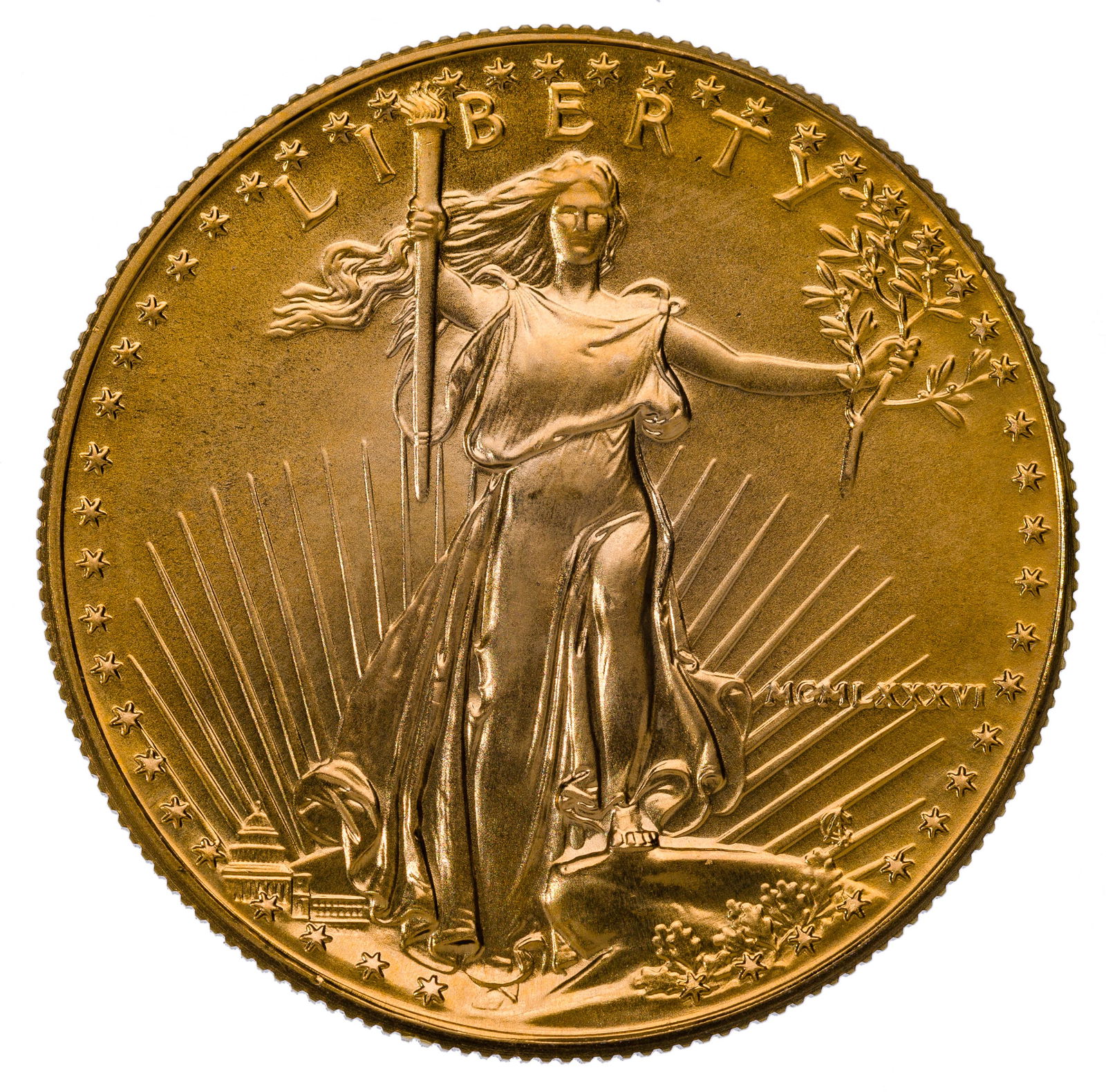 1986 $50 Gold Eagle (1 of 2)
