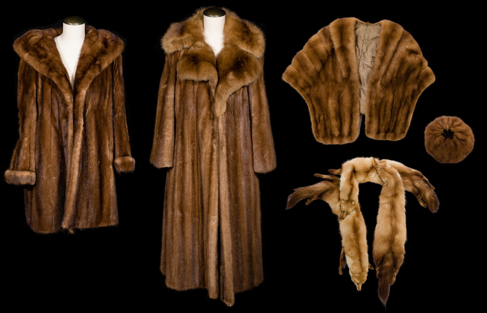 Mink Fur Coats and Accessory Assortment (1 of 5)