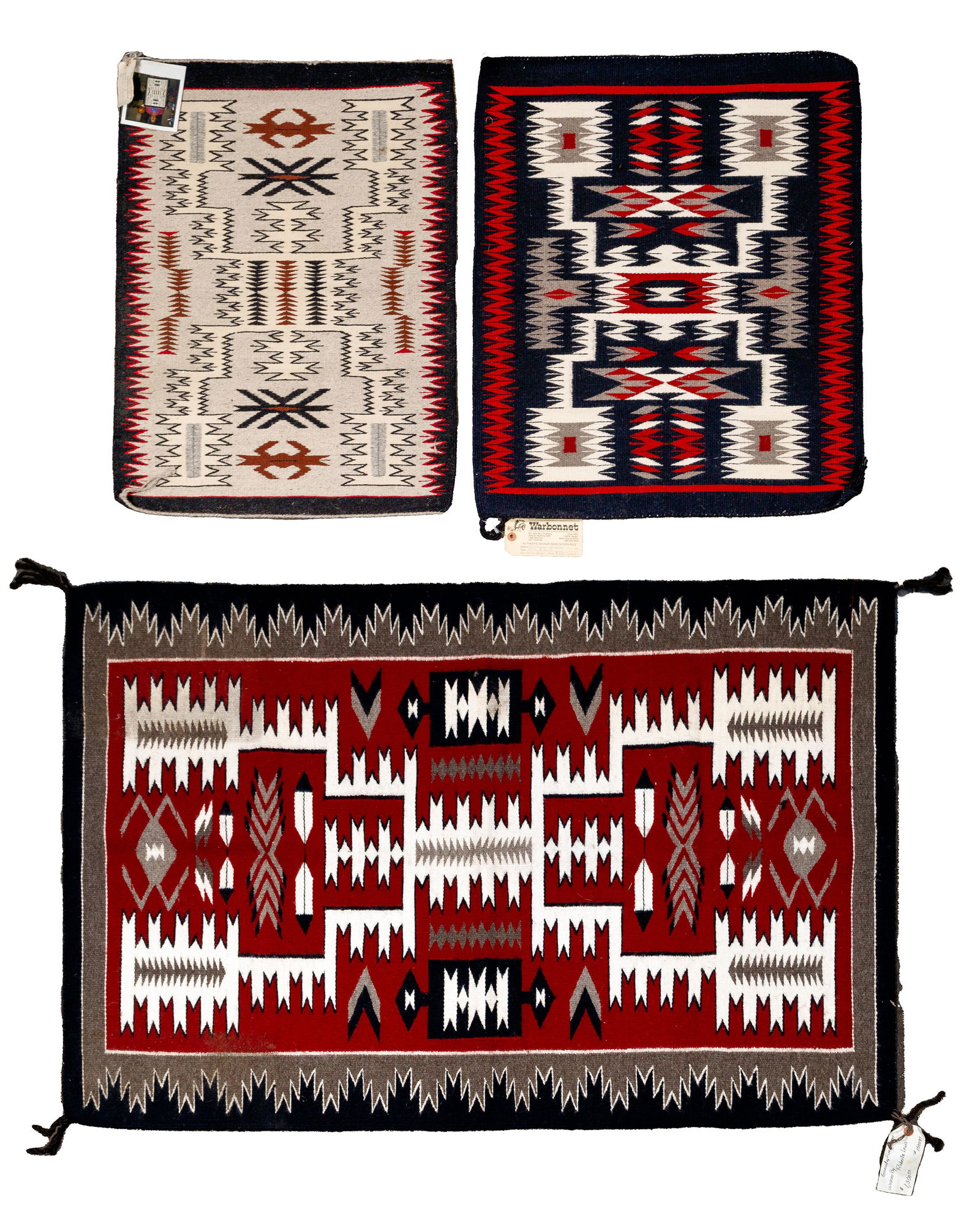 Native American Indian Navajo Wool Rug Assortment (1 of 6)