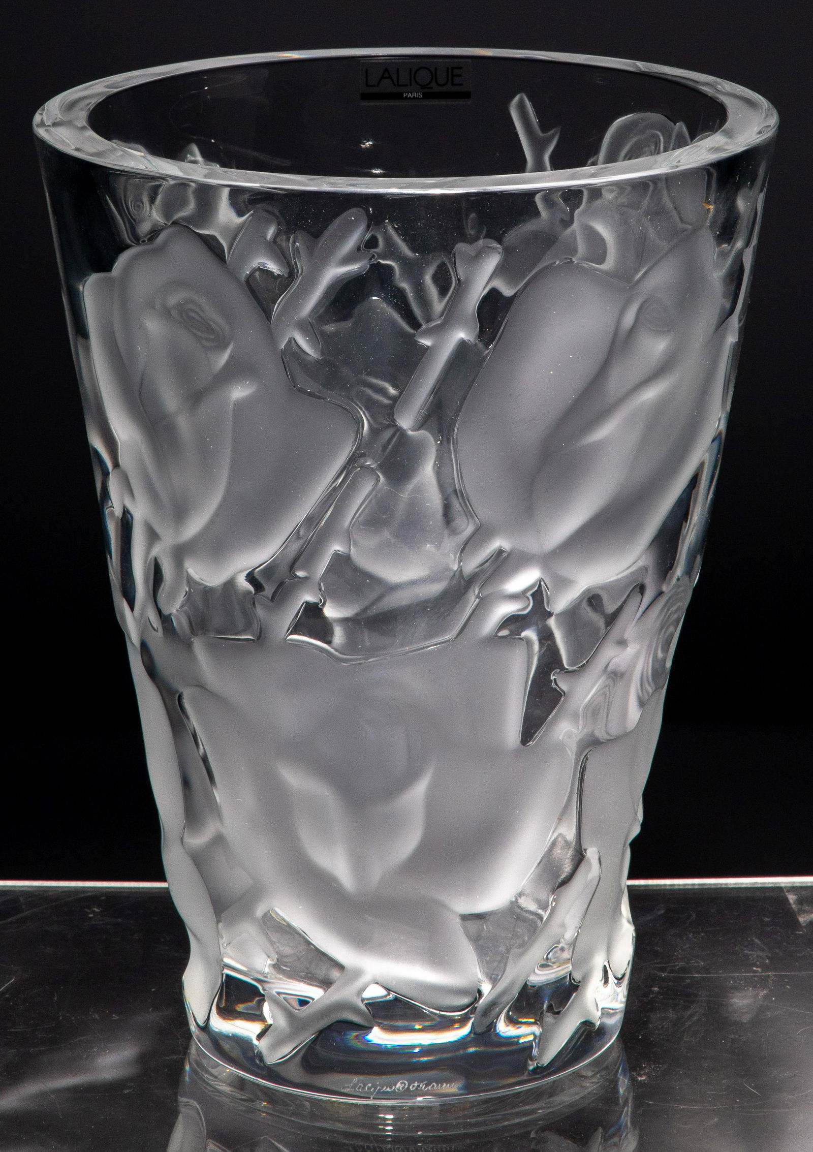 Lalique Crystal 'Ispahan' Vase (1 of 7)