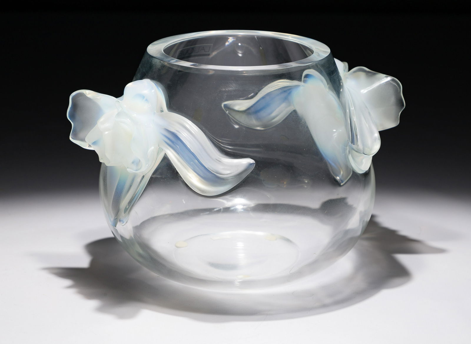 Lalique Crystal 'Orchidee' Vase (1 of 8)