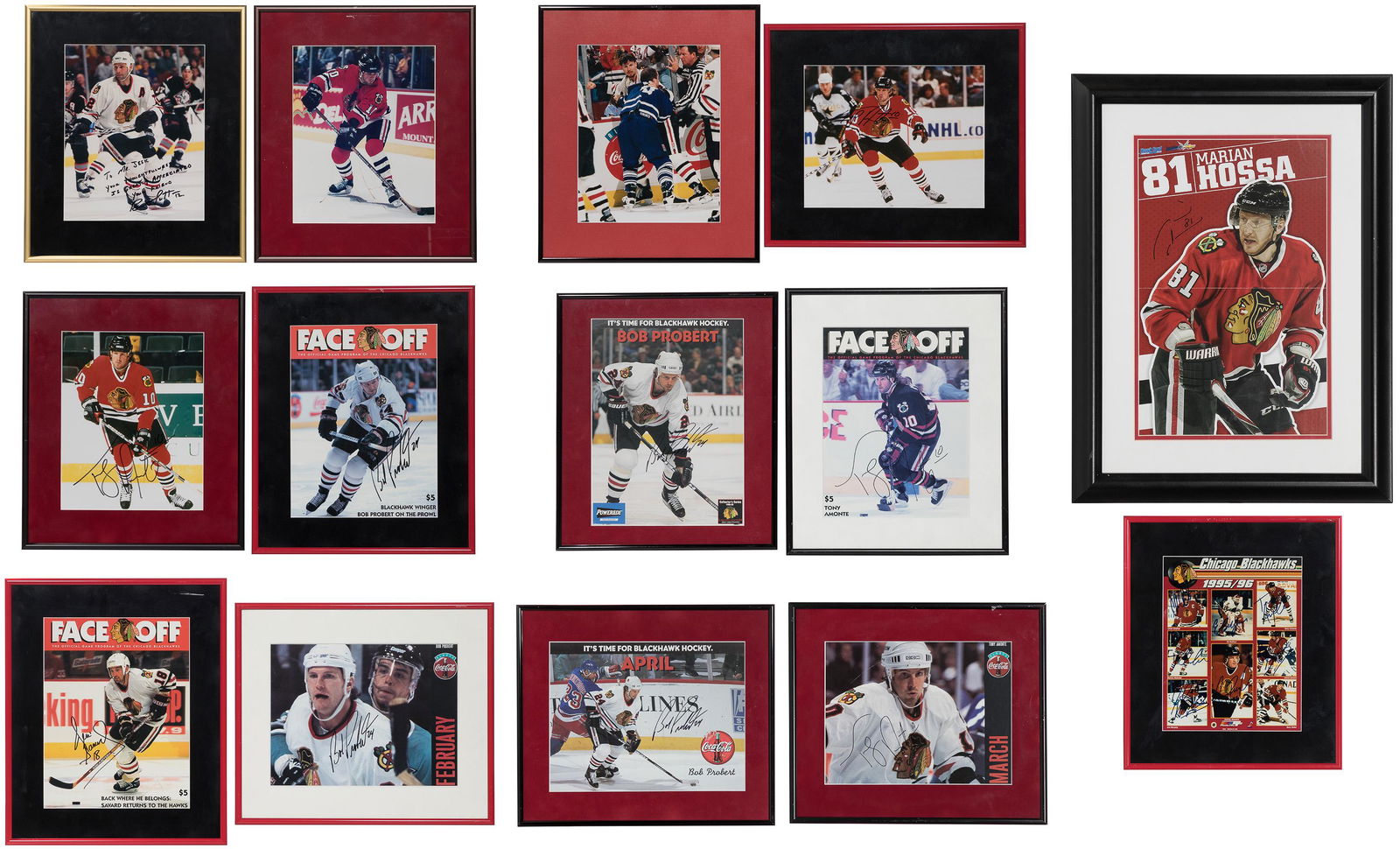 Chicago Blackhawk Player Signed Photograph Assortment (1 of 9)