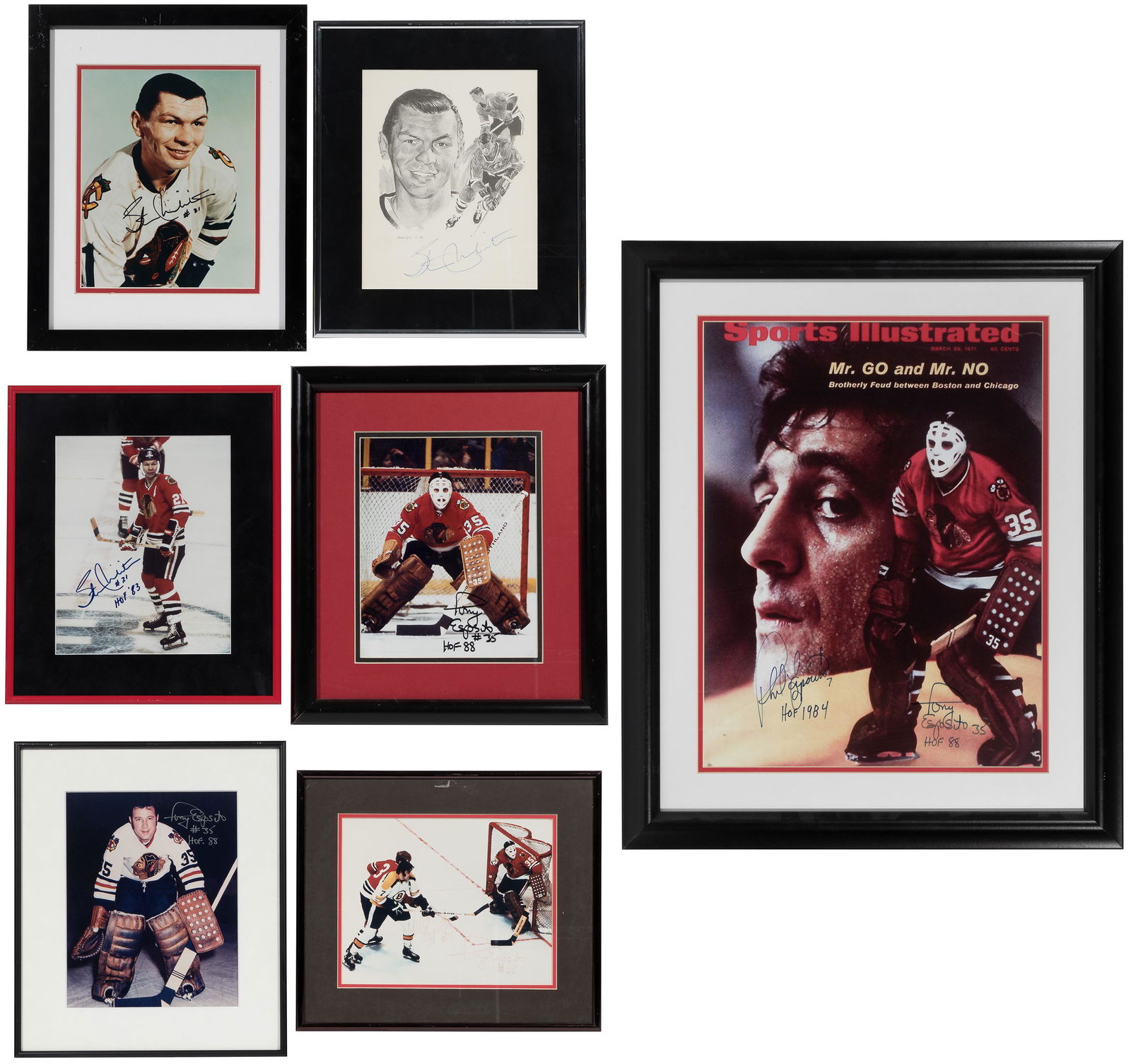Chicago Blackhawks Signed Player Photographs (1 of 13)