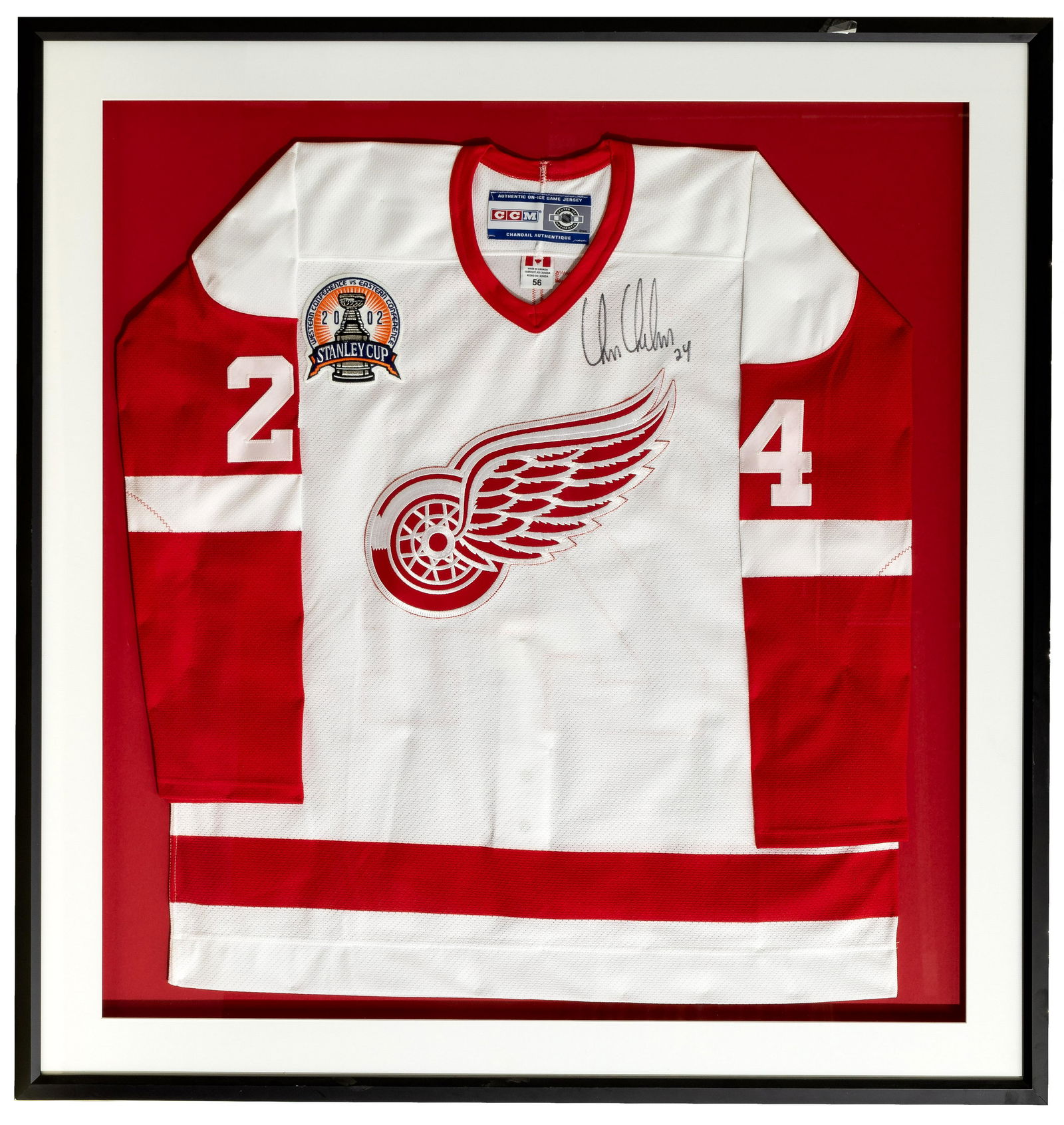 Detroit Red Wings Chris Chelios Signed Jersey (1 of 2)