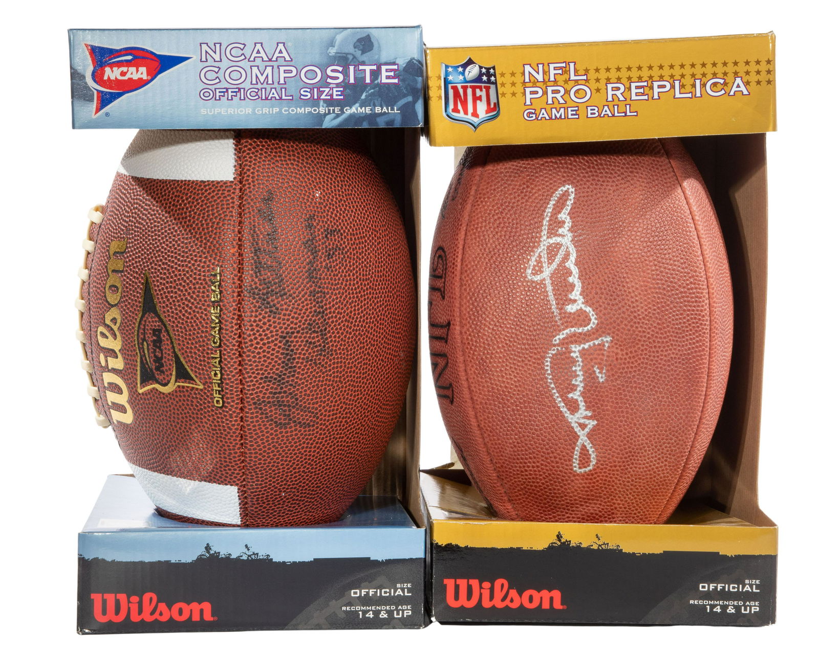 Unitas and Lattner Signed Footballs (1 of 9)