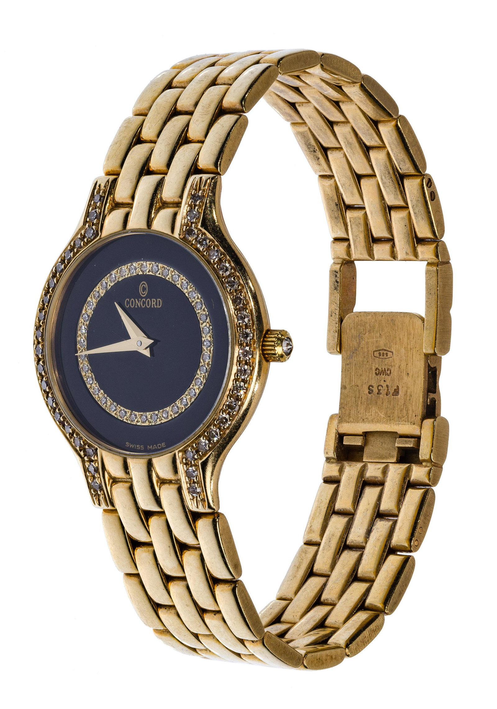 Concord 14k Yellow Gold Case and Band Wristwatch (1 of 2)