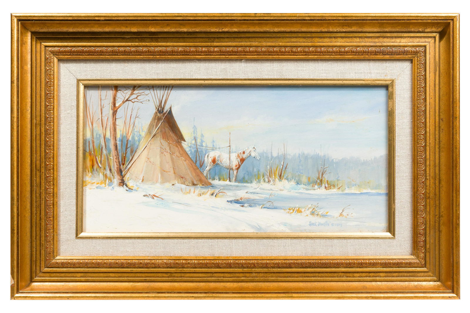 Hank Lawshe (American, 1935-1993) Oil on Board (1 of 4)