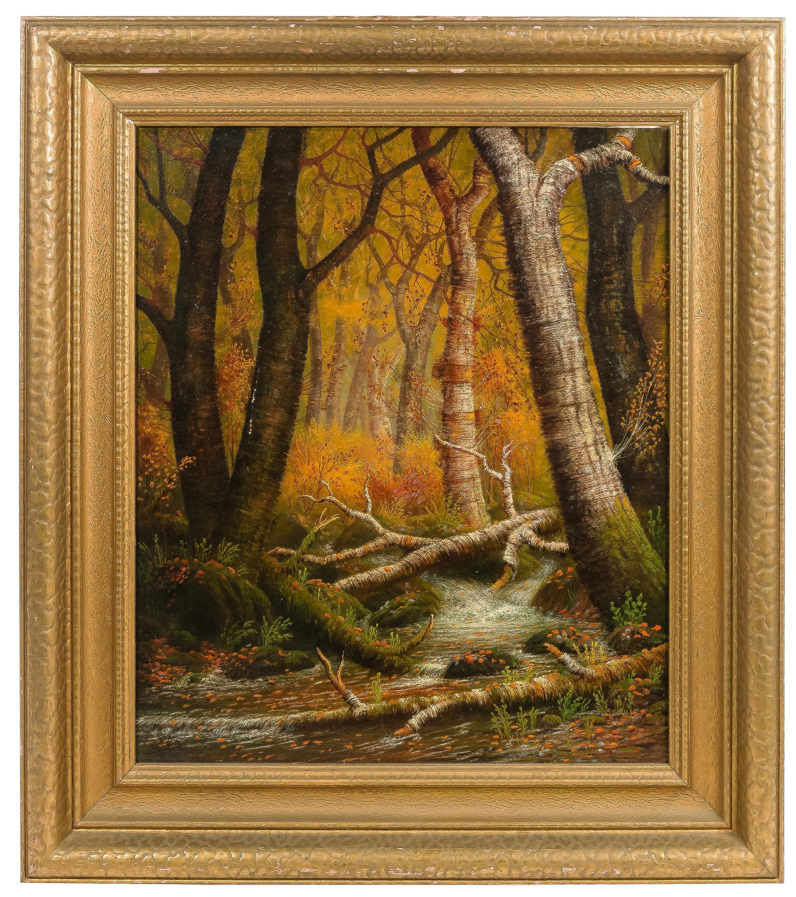 James Stewart (American, 1852-1941) 'Autumn Tints' Oil on Canvas (1 of 6)