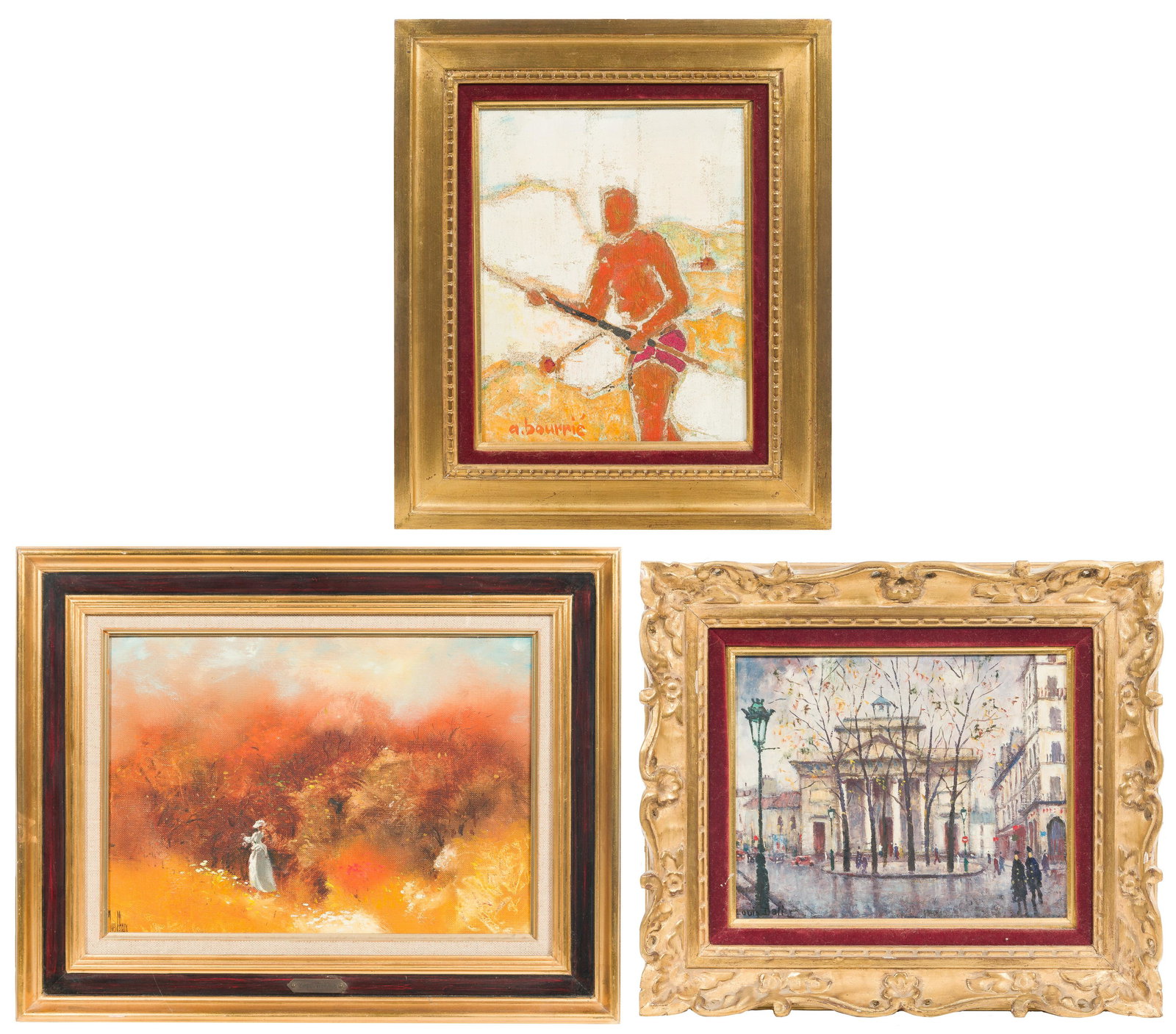 Louis Dali (French, 1905-2001) 'St. Philippe Du Roule' Oil on Canvas (1 of 14)