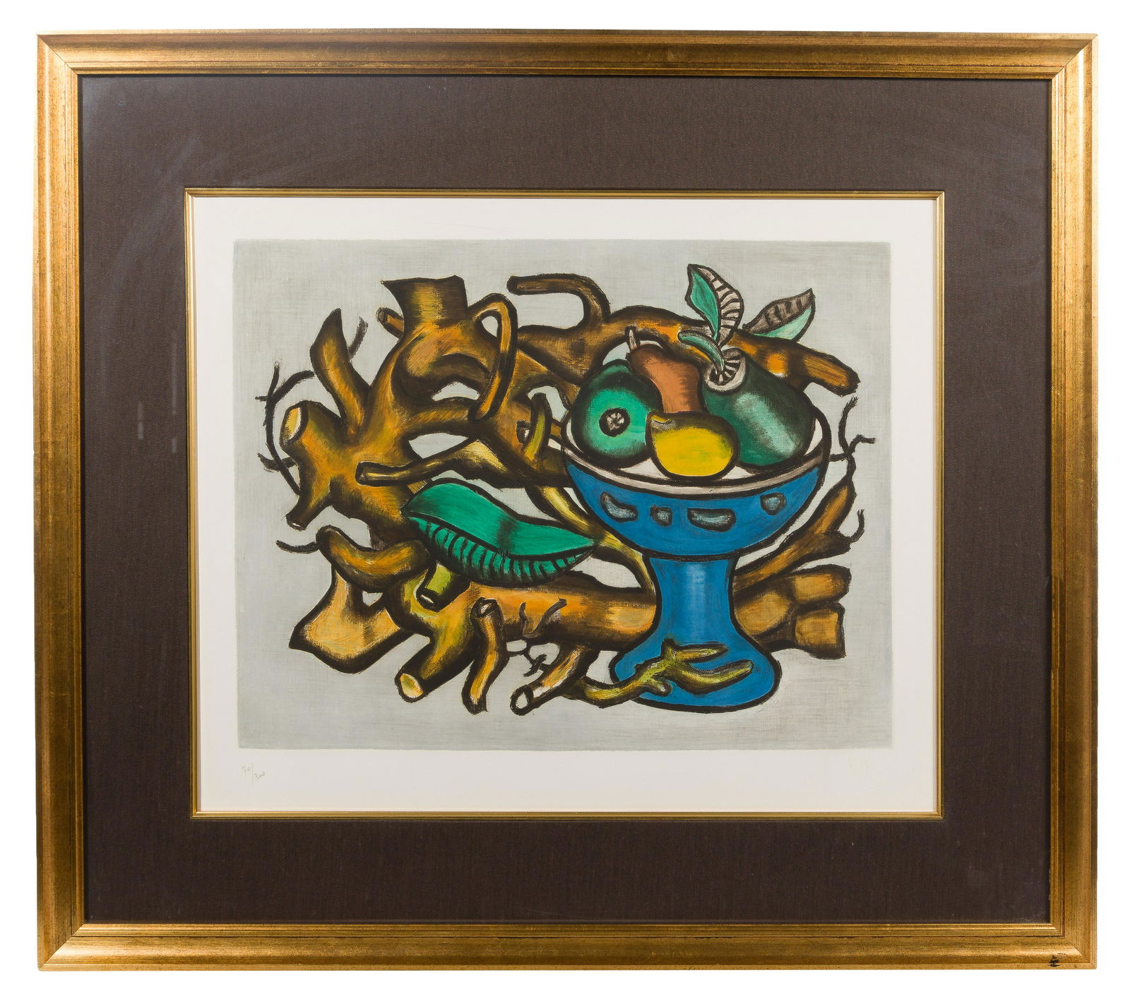 Fernand Leger (French / American, 1881-1955) 'Nature Morte' Color Etching (1 of 6)