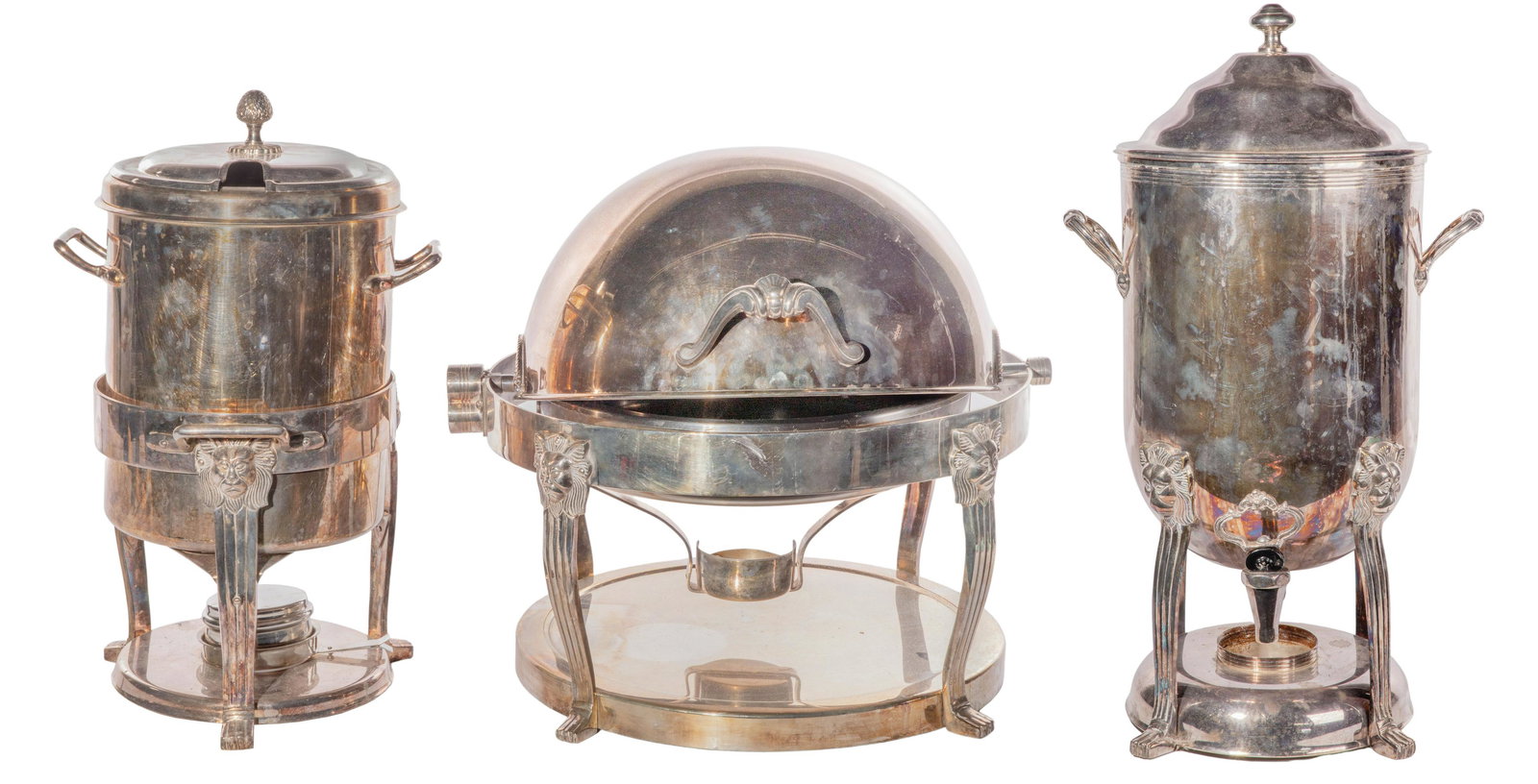Silverplate Banquet Chafing Dish Collection (1 of 6)