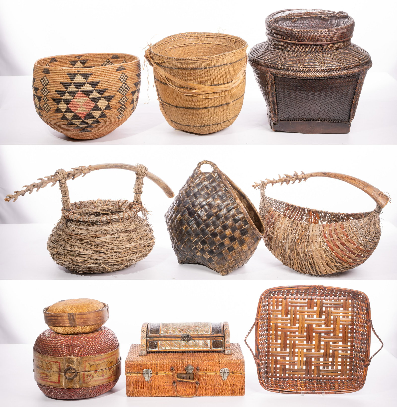 Ethnographic Basket Assortment (1 of 4)