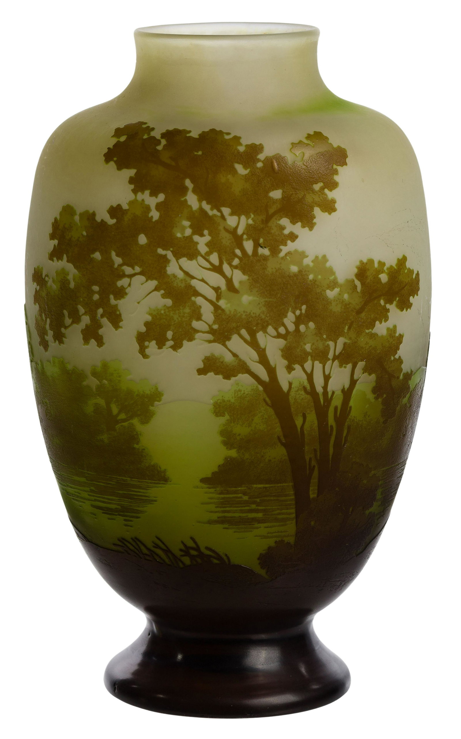 Galle Cameo Glass Landscape Vase (1 of 11)