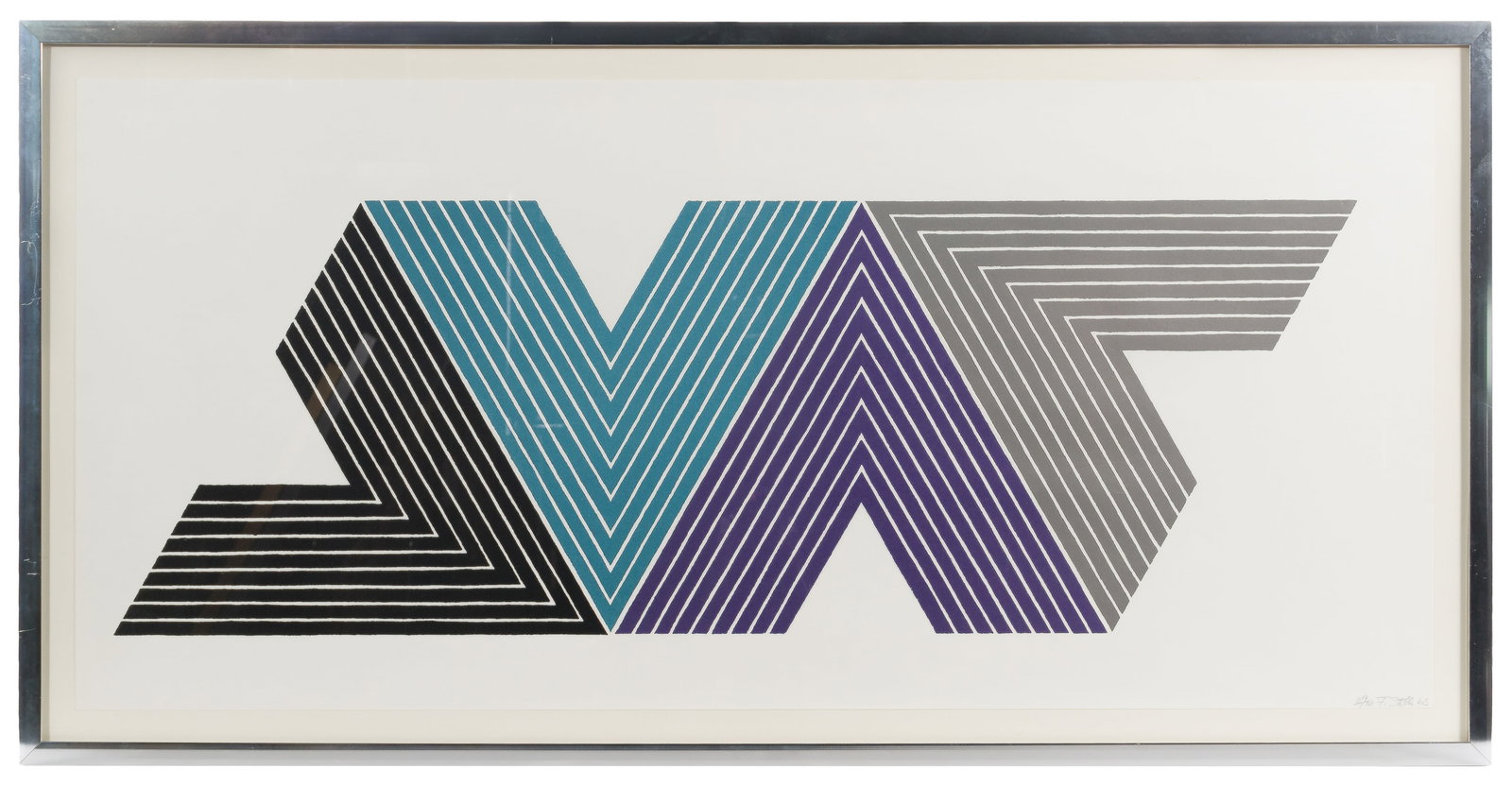 Frank Stella (American, b.1936) 'Empress of India 1' Lithograph (1 of 5)