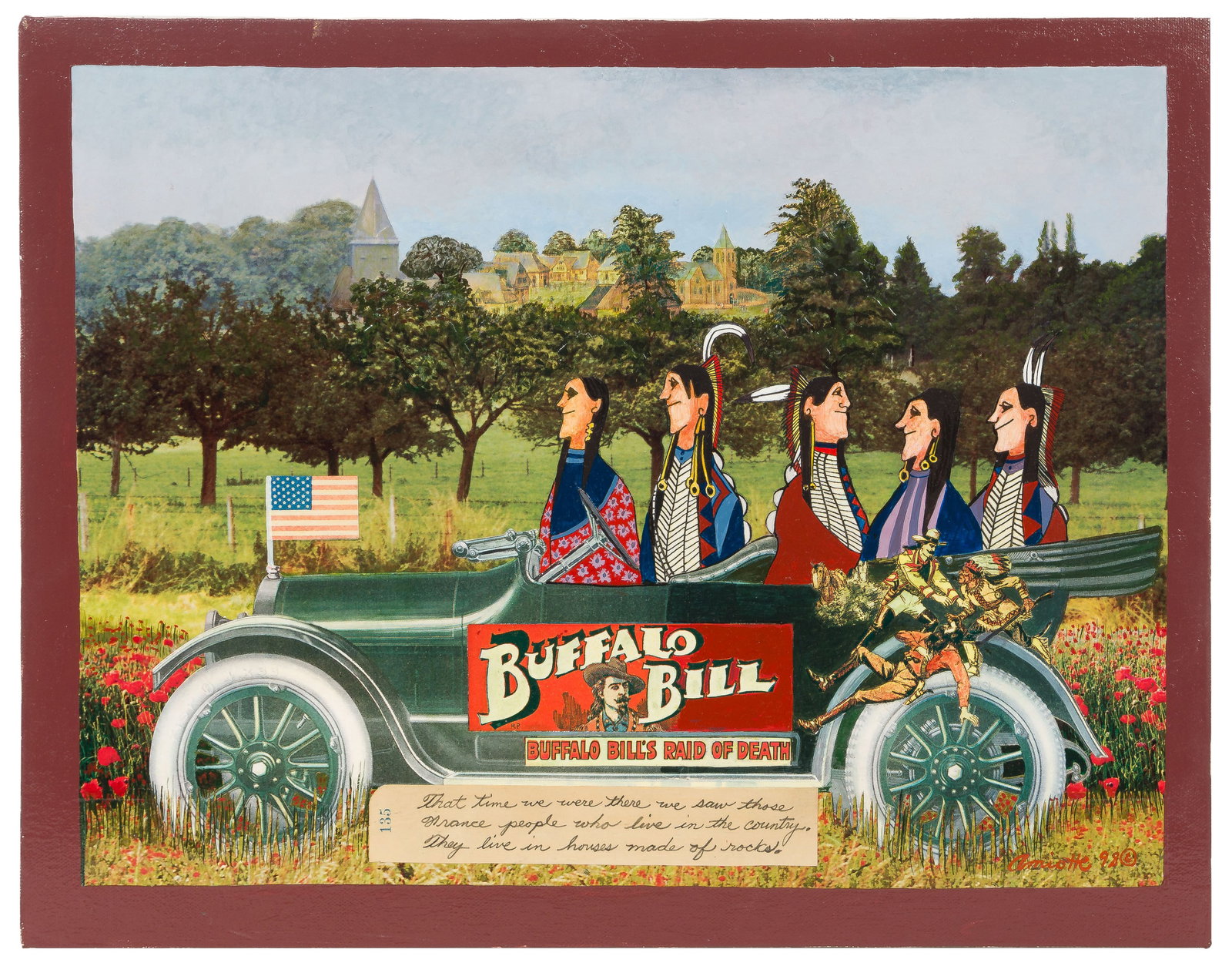 Arthur Amiotte (Oglala Sioux, b.1942) Mixed Media Collage (1 of 10)