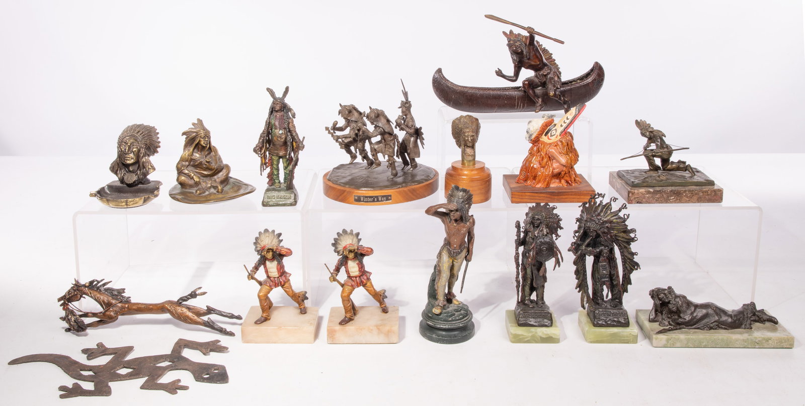 Carl Kauba (Austrian/American, 1865-1922) Bronze Figure Collection (1 of 20)