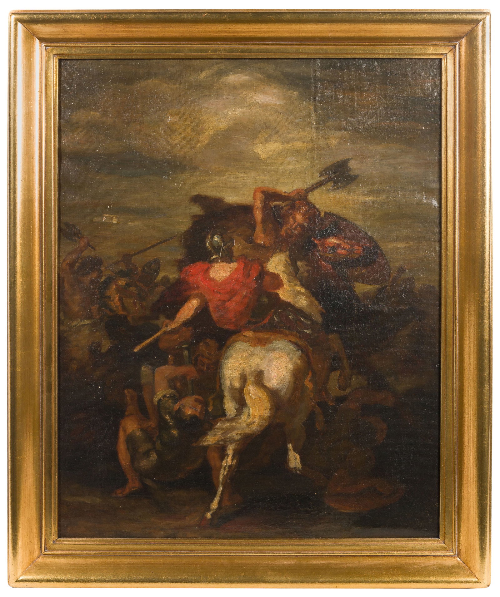Unknown Artist (Continental, 19th Century) Oil on Canvas (1 of 6)