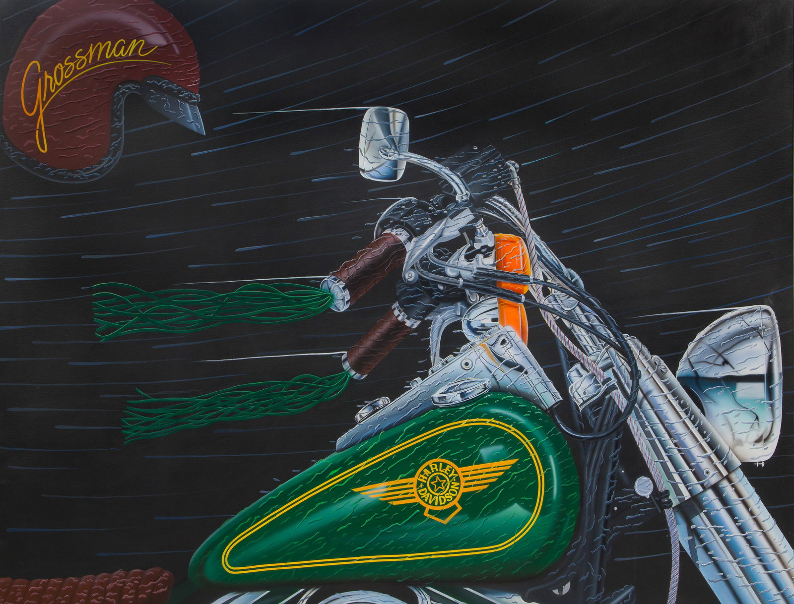 Paul Meyer (American, 20th Century) Acrylic on Canvas (1 of 4)